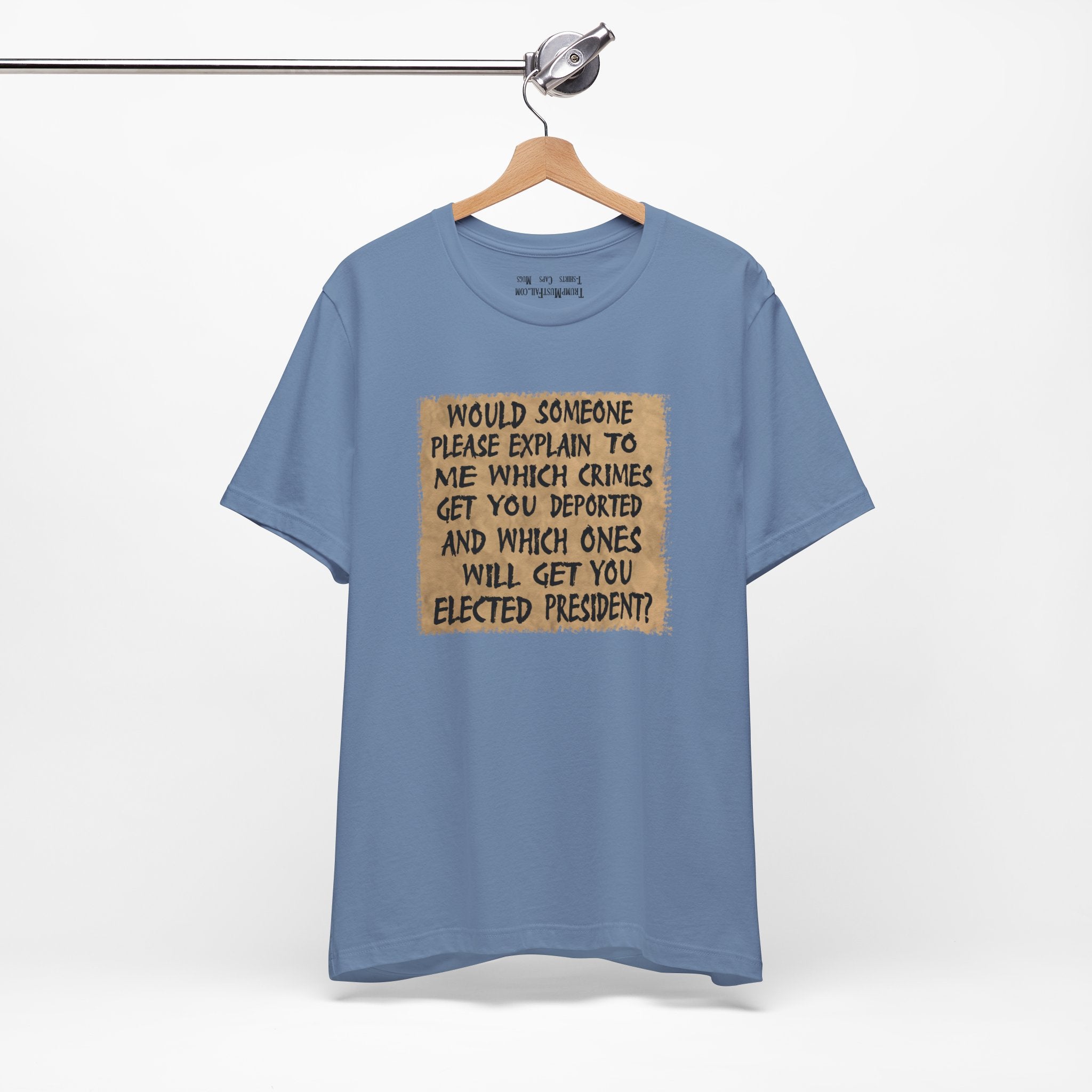 WHICH CRIMES T-SHIRT/STEEL BLUE