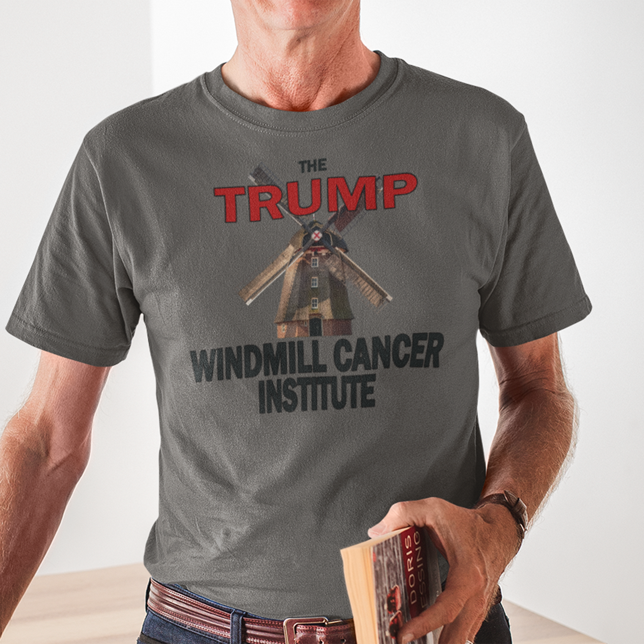 WINDMILL CANCER INSTITUTE T-SHIRT/ASPHALT