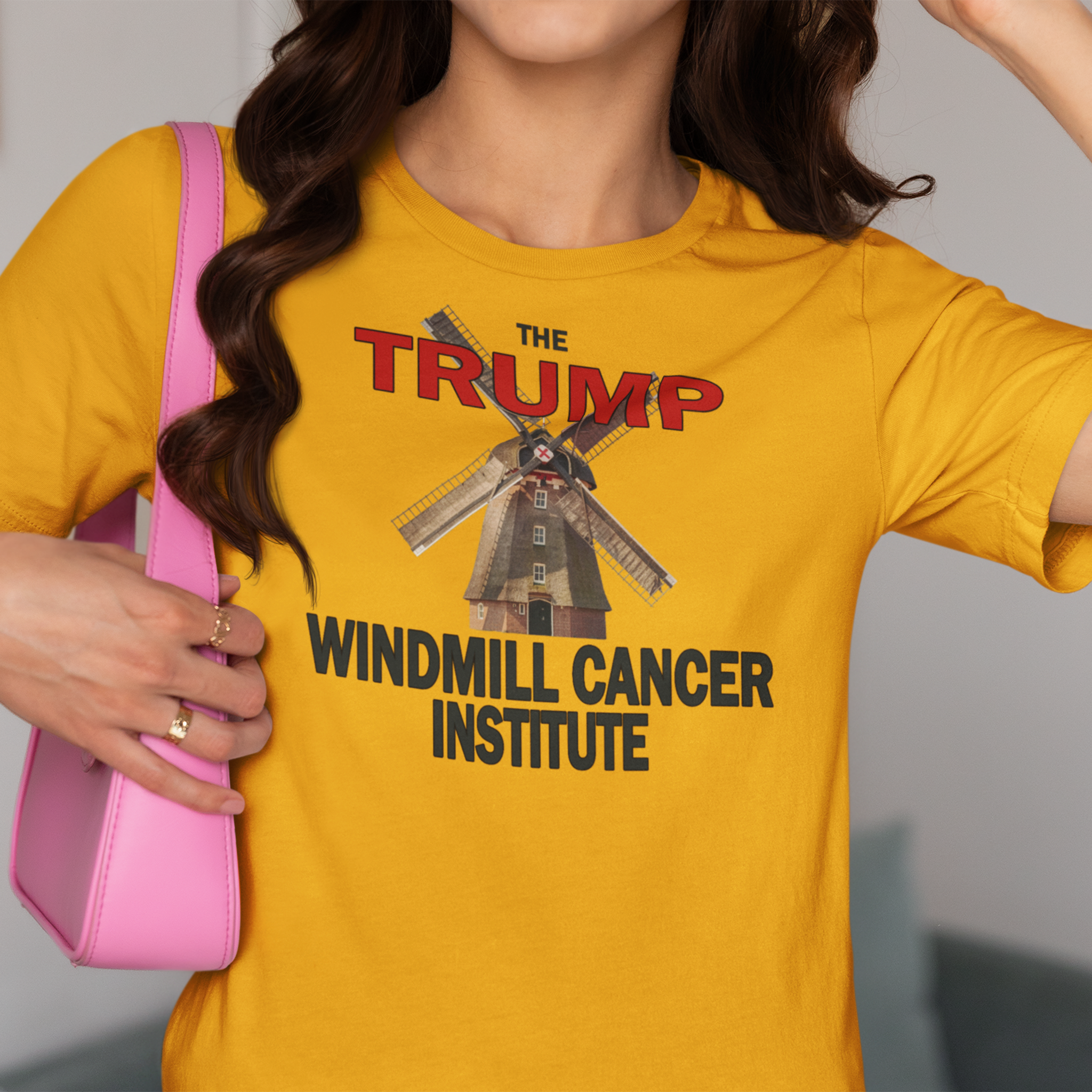 WINDMILL CANCER INSTITUTE T-SHIRT/GOLD