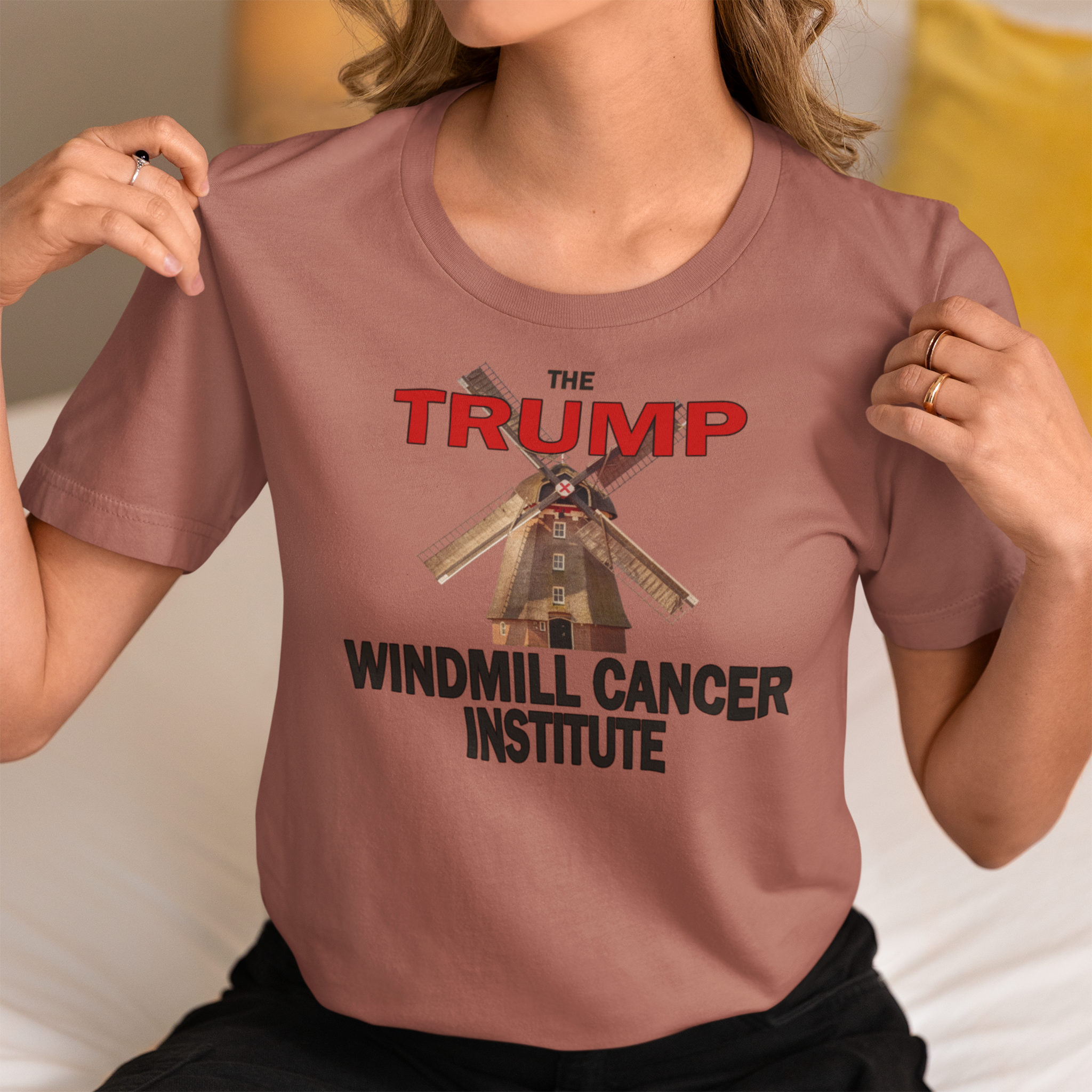 WINDMILL CANCER INSTITUTE T-SHIRT/HEATHER MAUVE