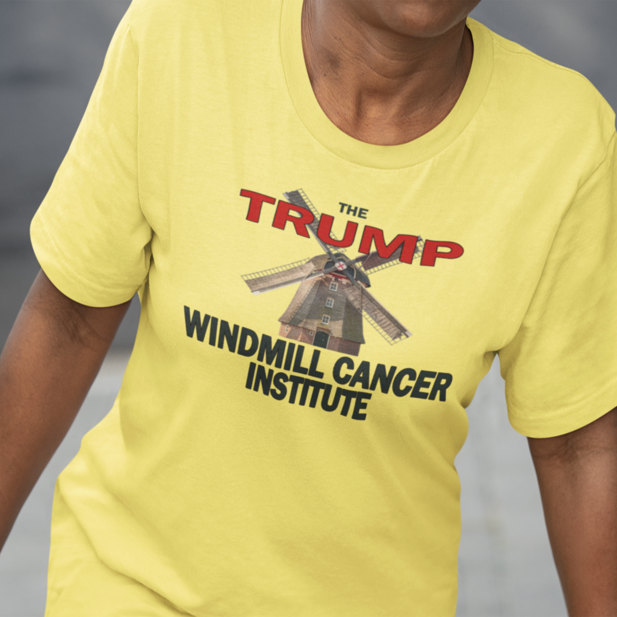 WINDMILL CANCER INSTITUTE T-SHIRT/YELLOW