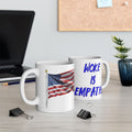 WOKE IS EMPATHY CERAMIC MUG/WHITE 