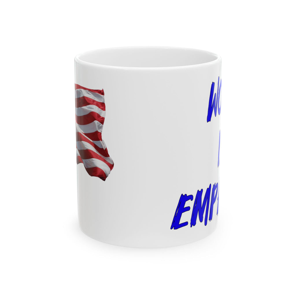 WOKE IS EMPATHY CERAMIC MUG/WHITE 