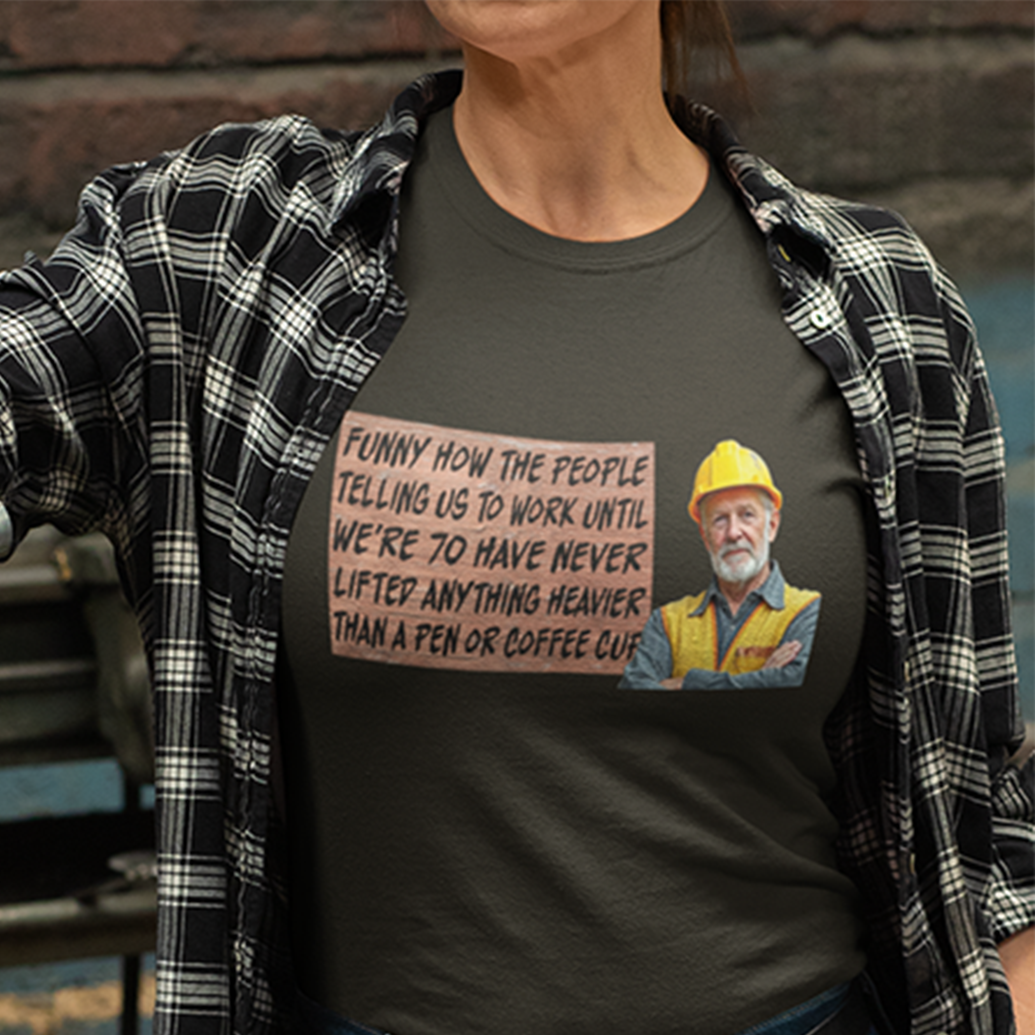 WORK UNTIL T-SHIRT/BLACK