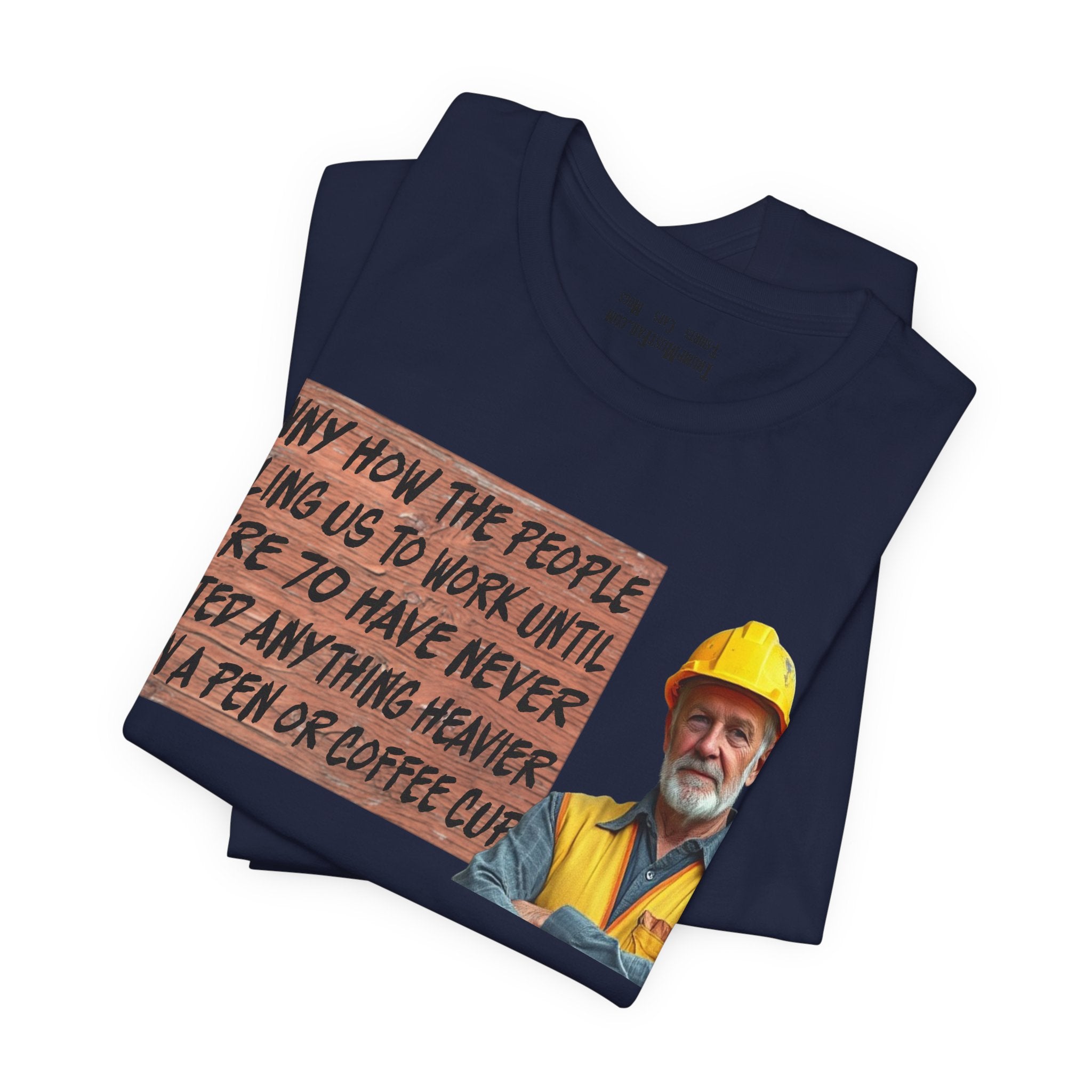 WORK UNTIL T-SHIRT/NAVY
