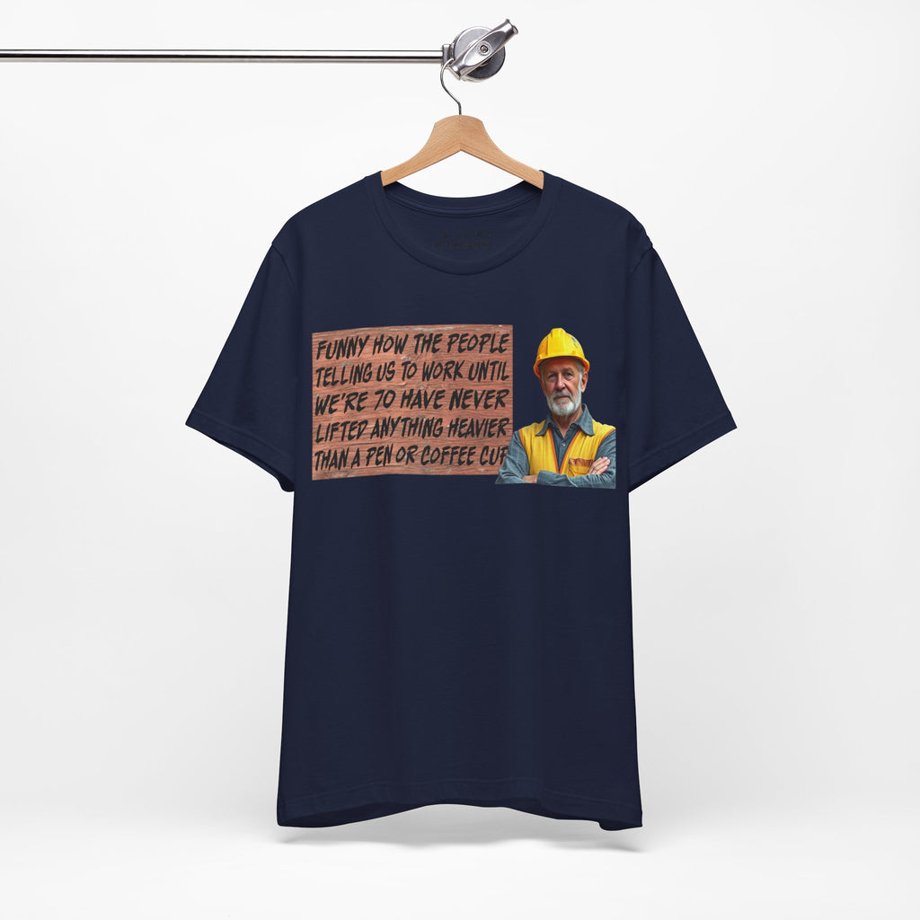 WORK UNTIL T-SHIRT/NAVY