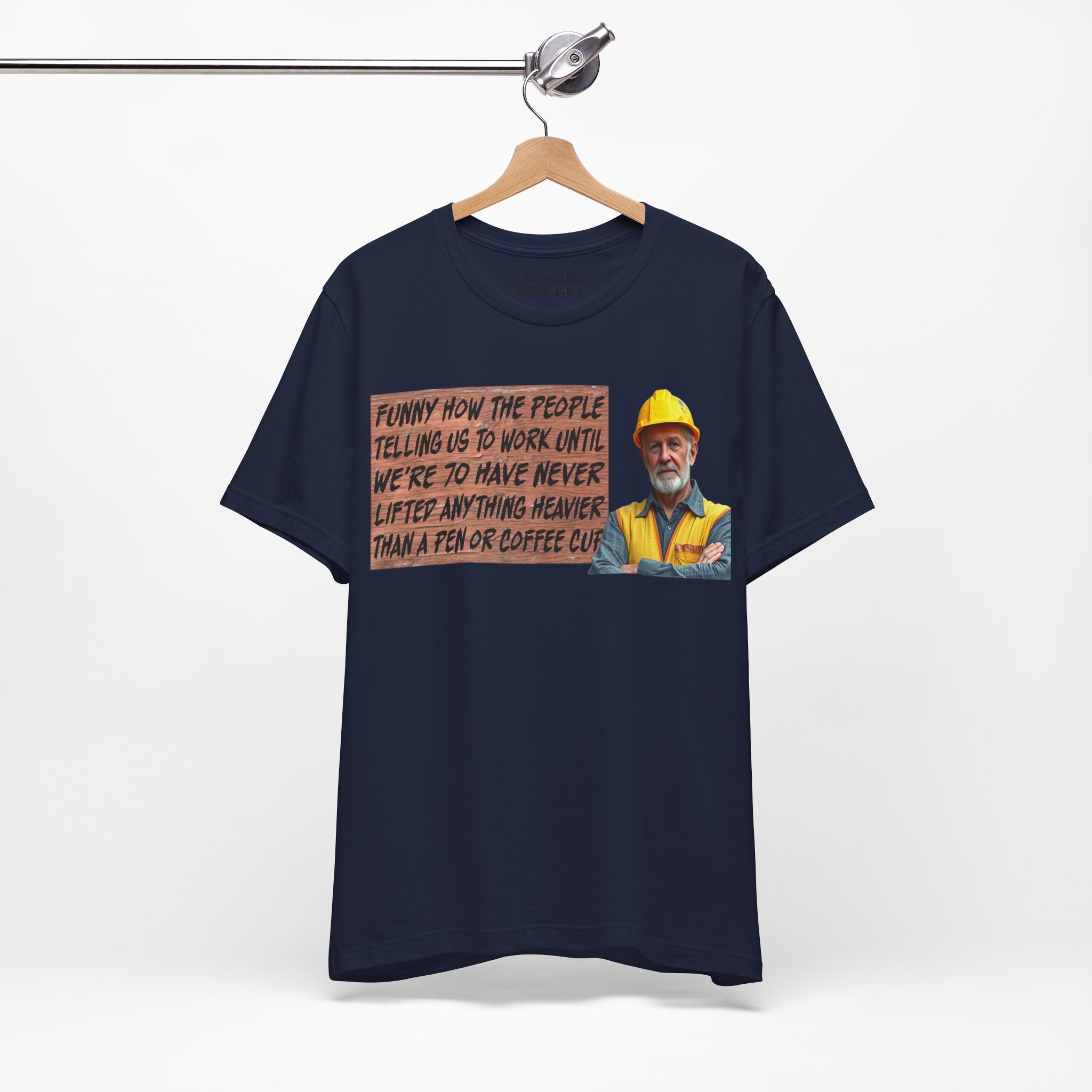 WORK UNTIL T-SHIRT/NAVY