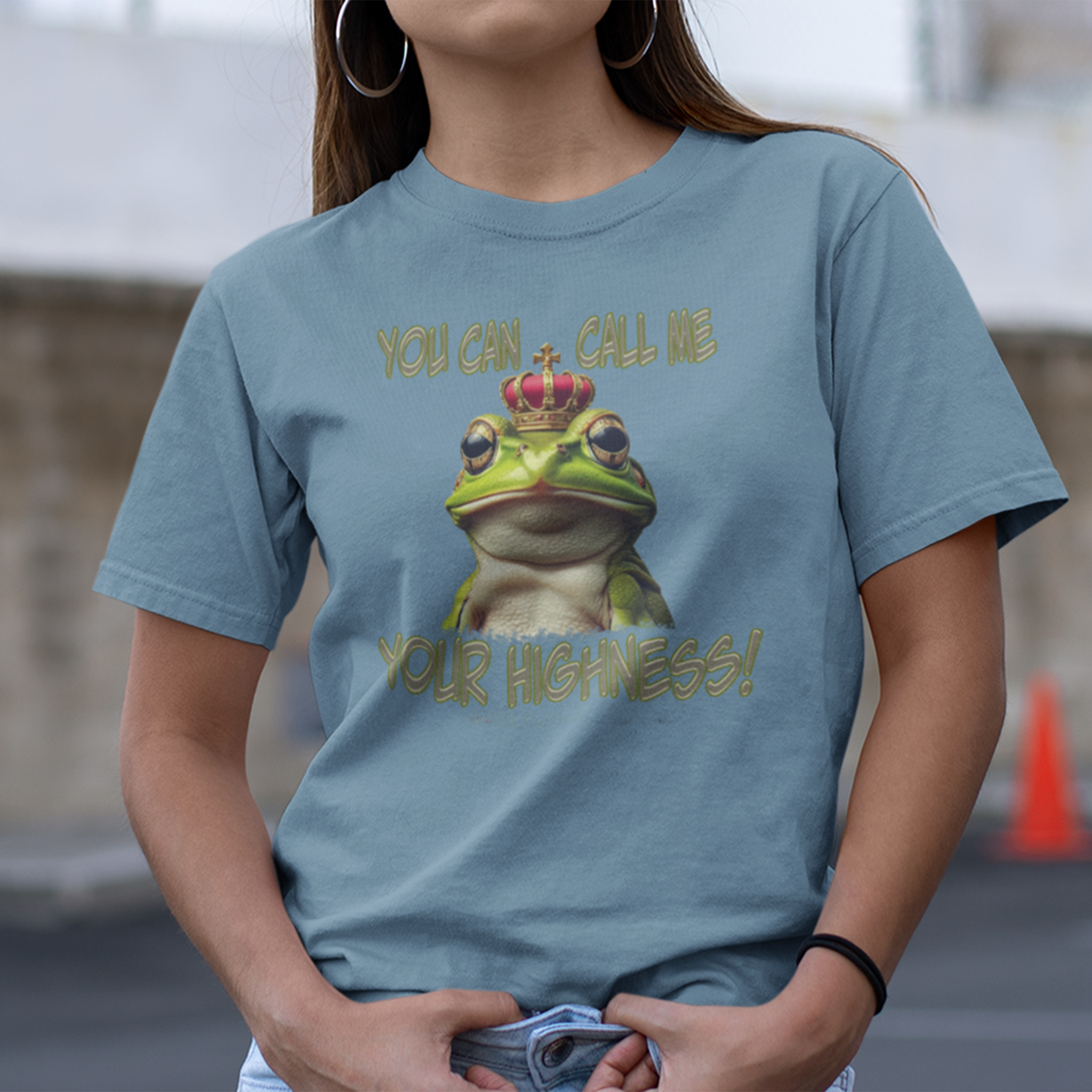 YOUR HIGHNESS T-SHIRT/STEEL BLUE