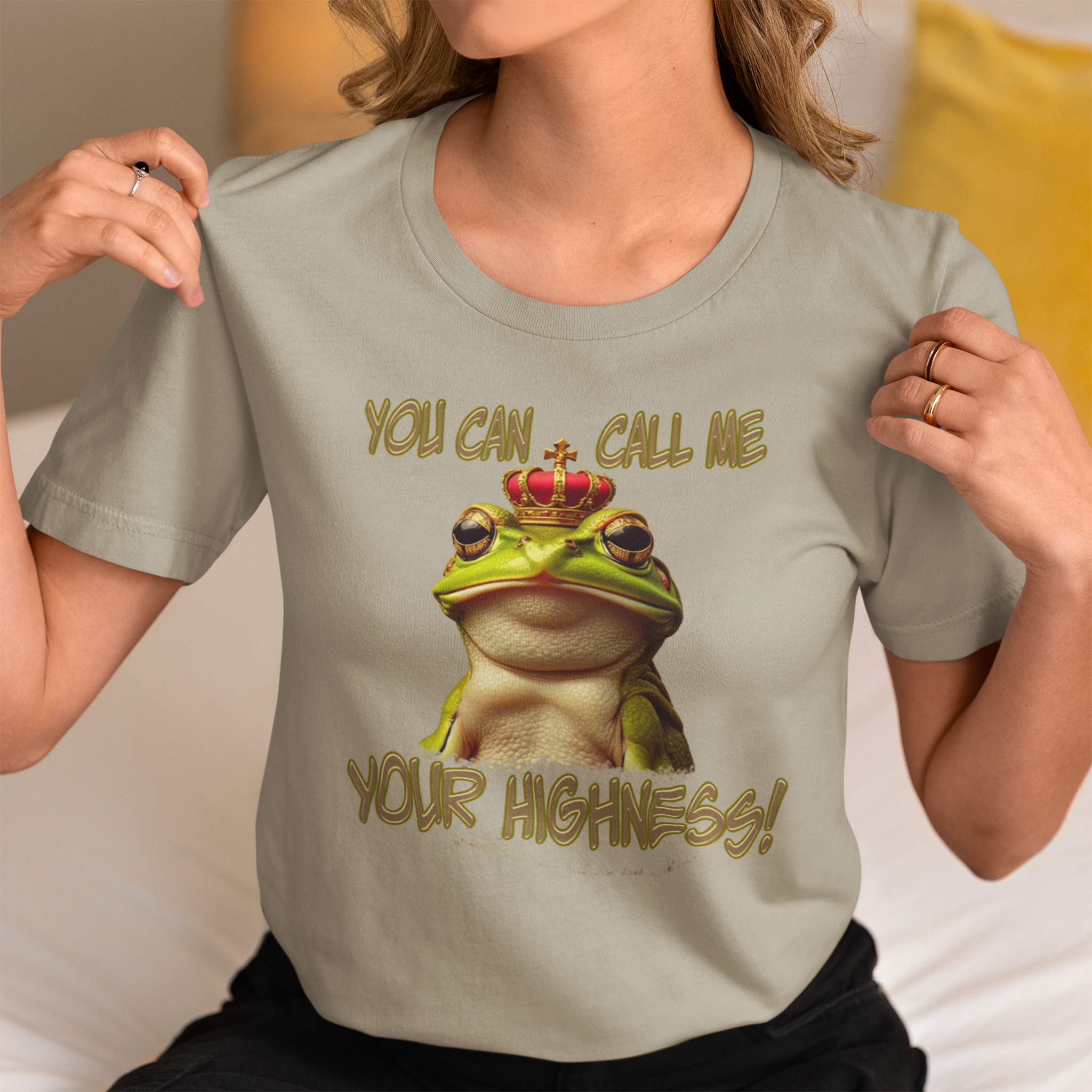 YOUR HIGHNESS T-SHIRT/ATHLETIC HEATHER