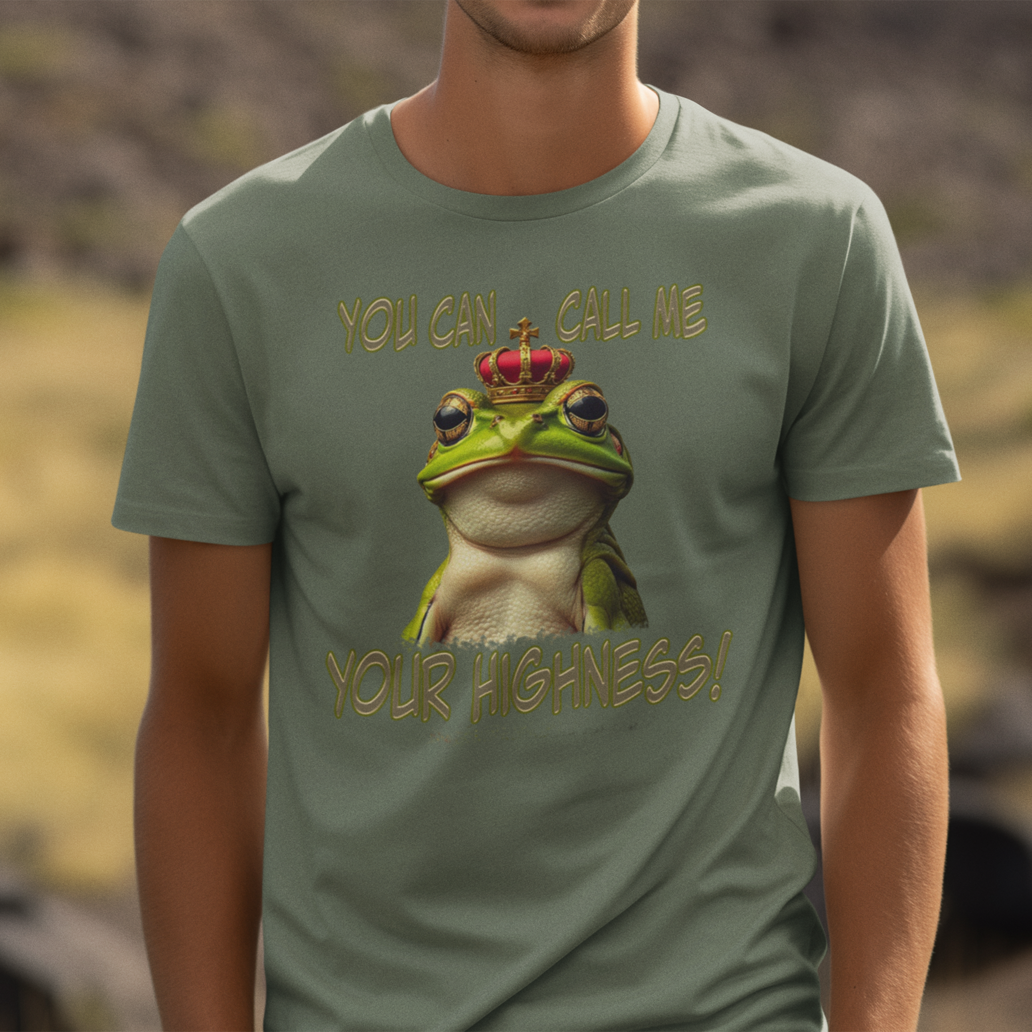 YOUR HIGHNESS T-SHIRT/MILITARY GREEN
