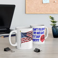 YOU CAN'T FIX STUPID CERAMIC MUG/WHITE
