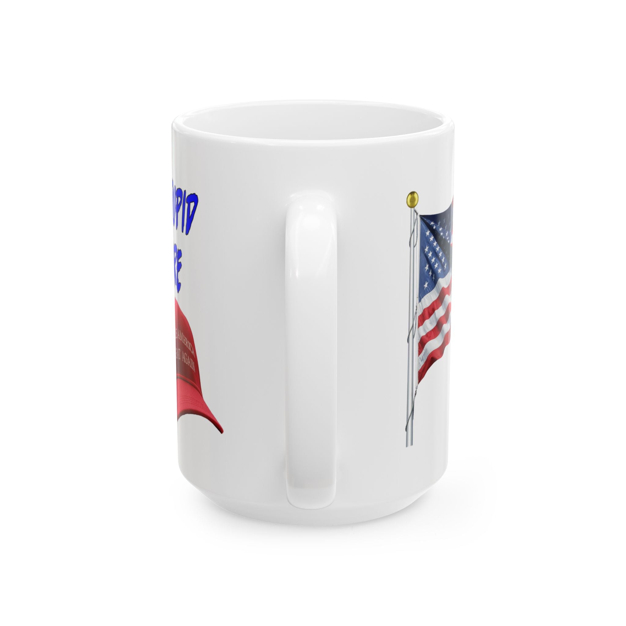 YOU CAN'T FIX STUPID CERAMIC MUG/WHITE