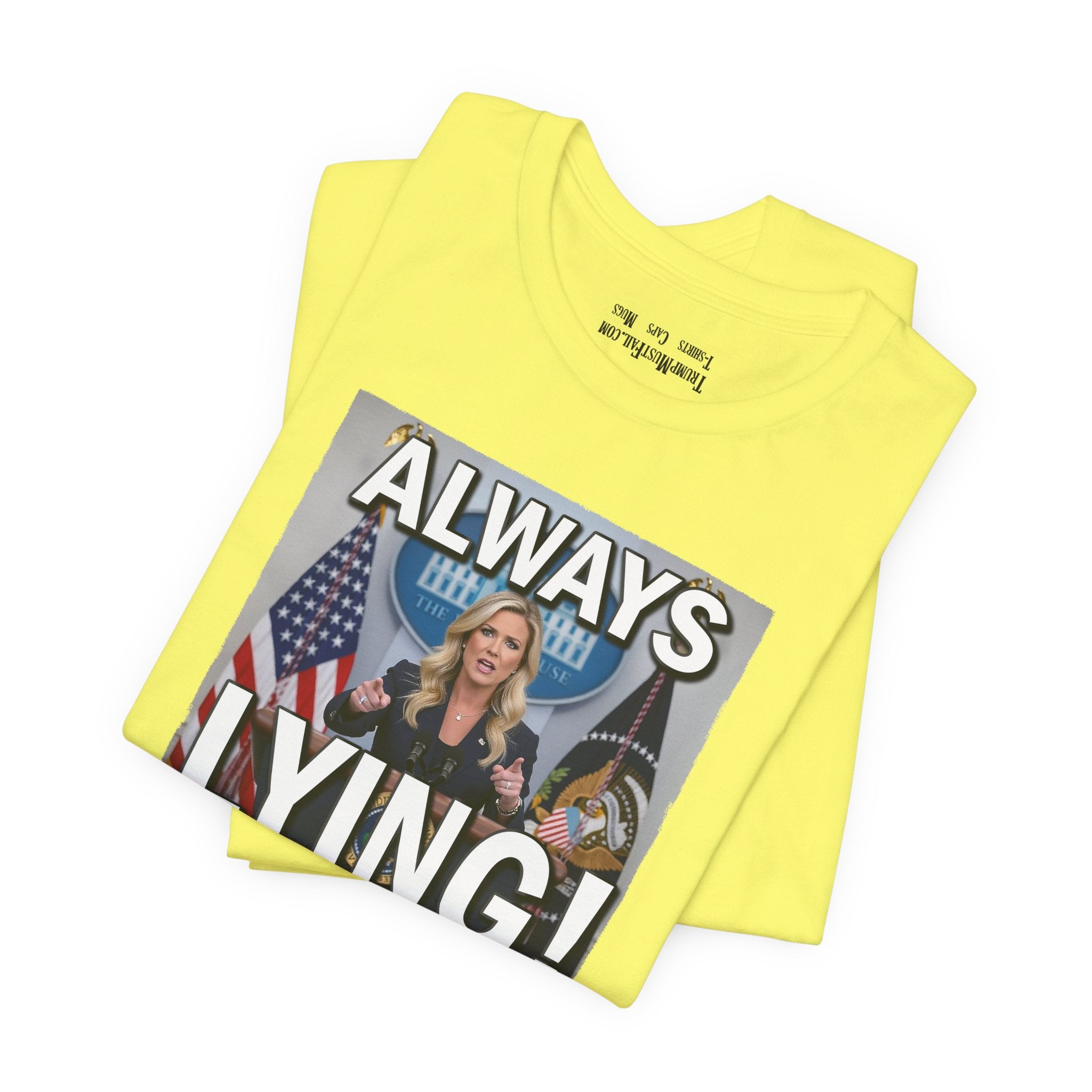 Always Lying T-shirt/yellow