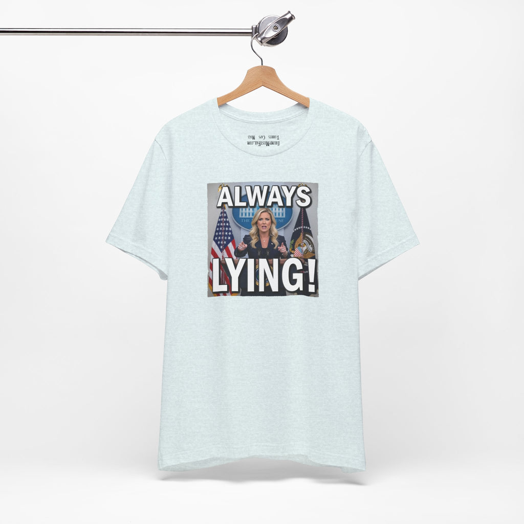 Always Lying T-shirt/heather ice blue