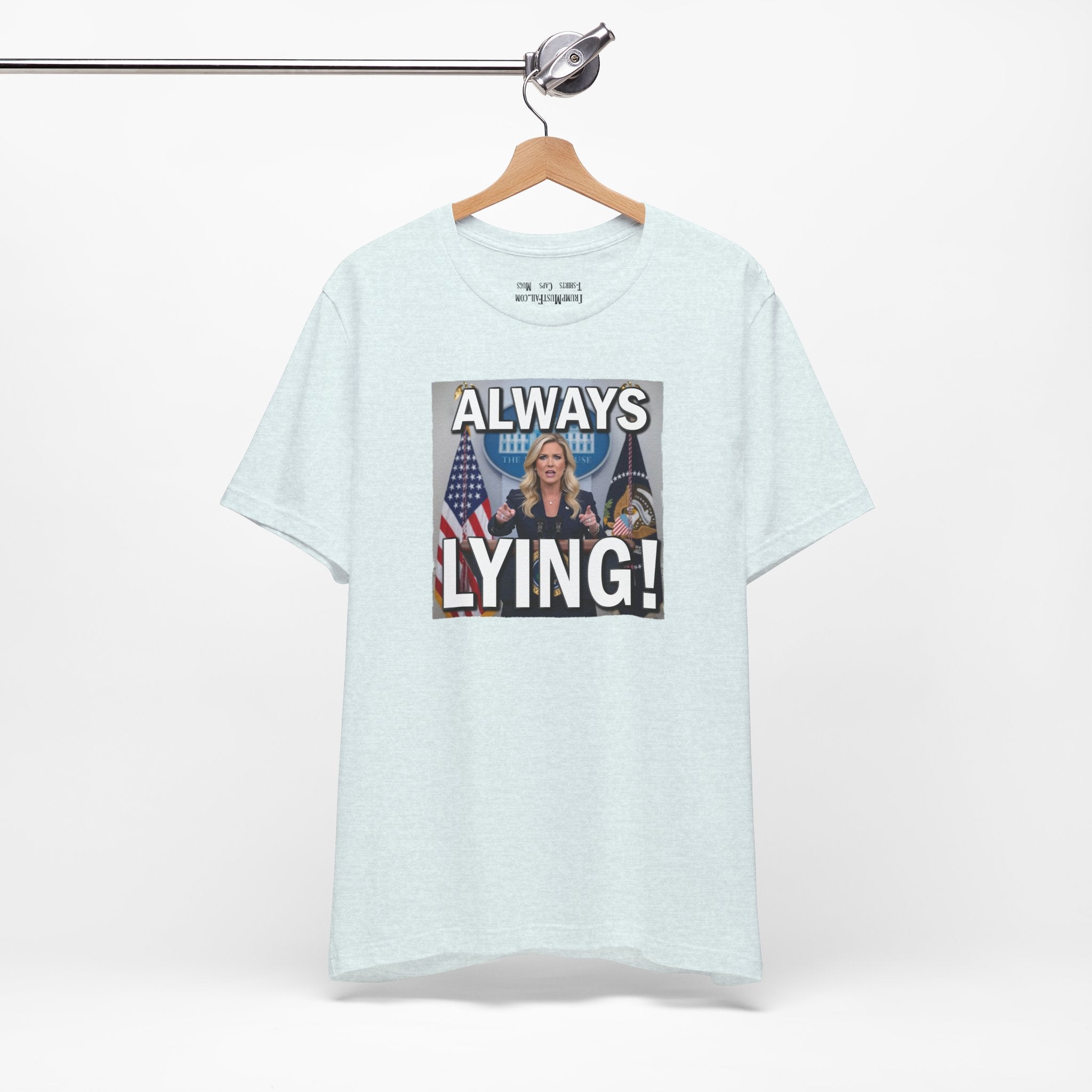 Always Lying T-shirt/heather ice blue