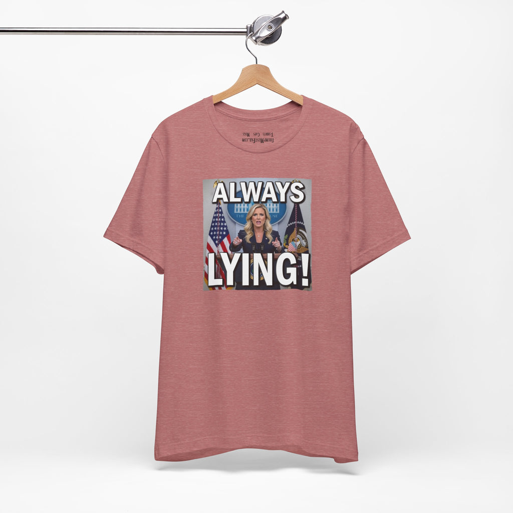 Always Lying T-shirt/heather mauve
