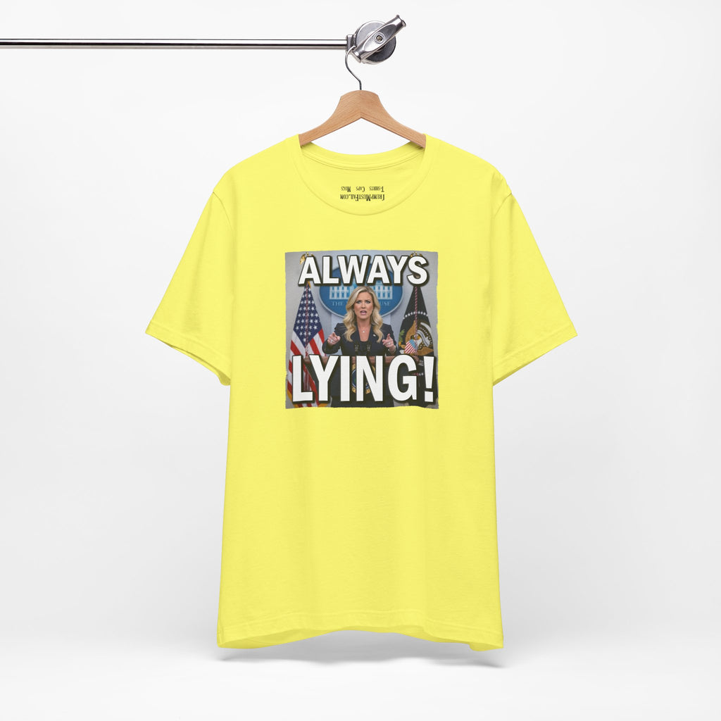 Always Lying T-shirt/yellow