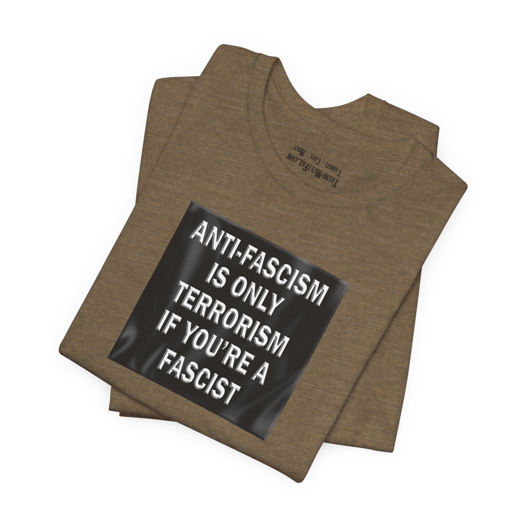 Anti-Fascism T-shirts/heather_olive