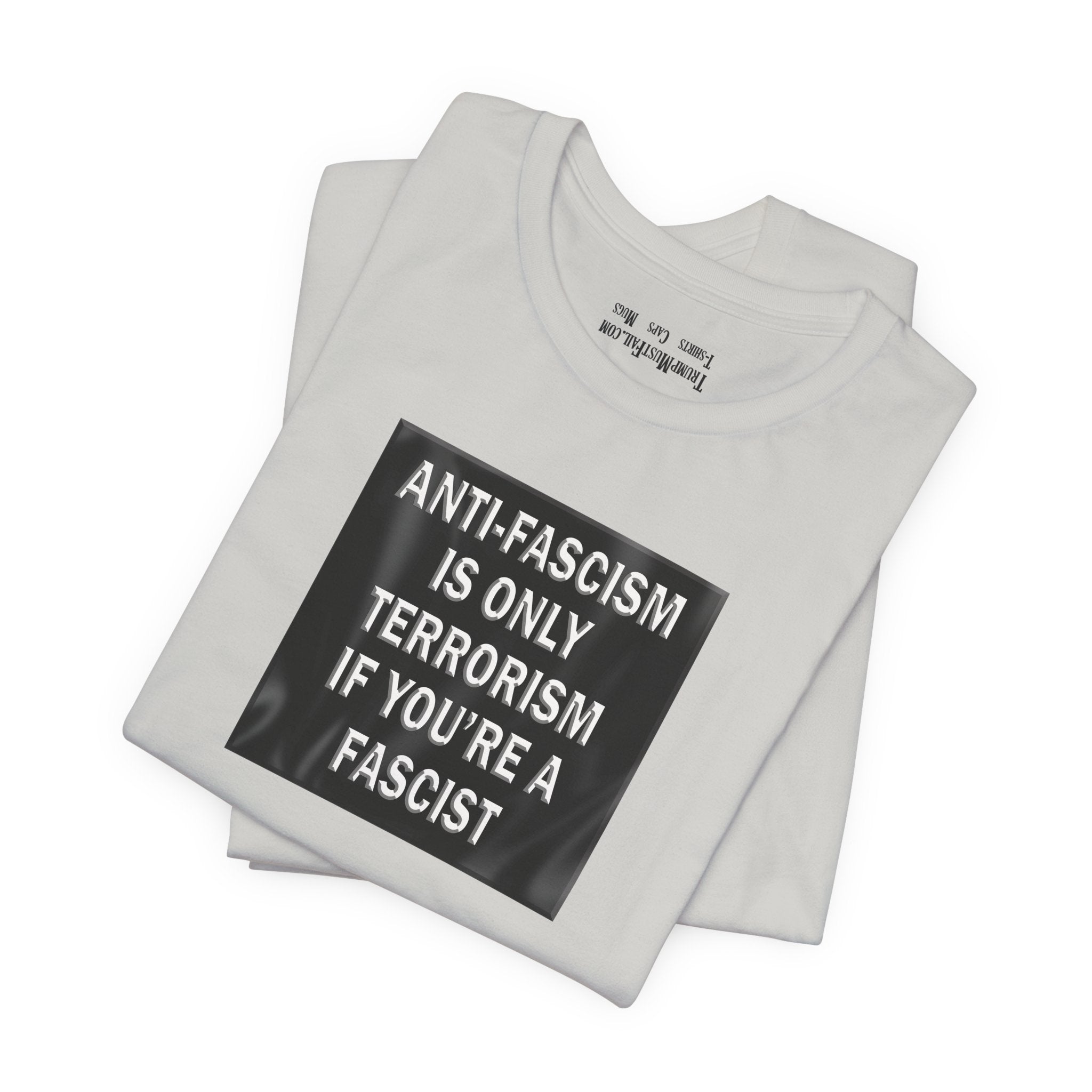 Anti-Fascism T-shirts/silver