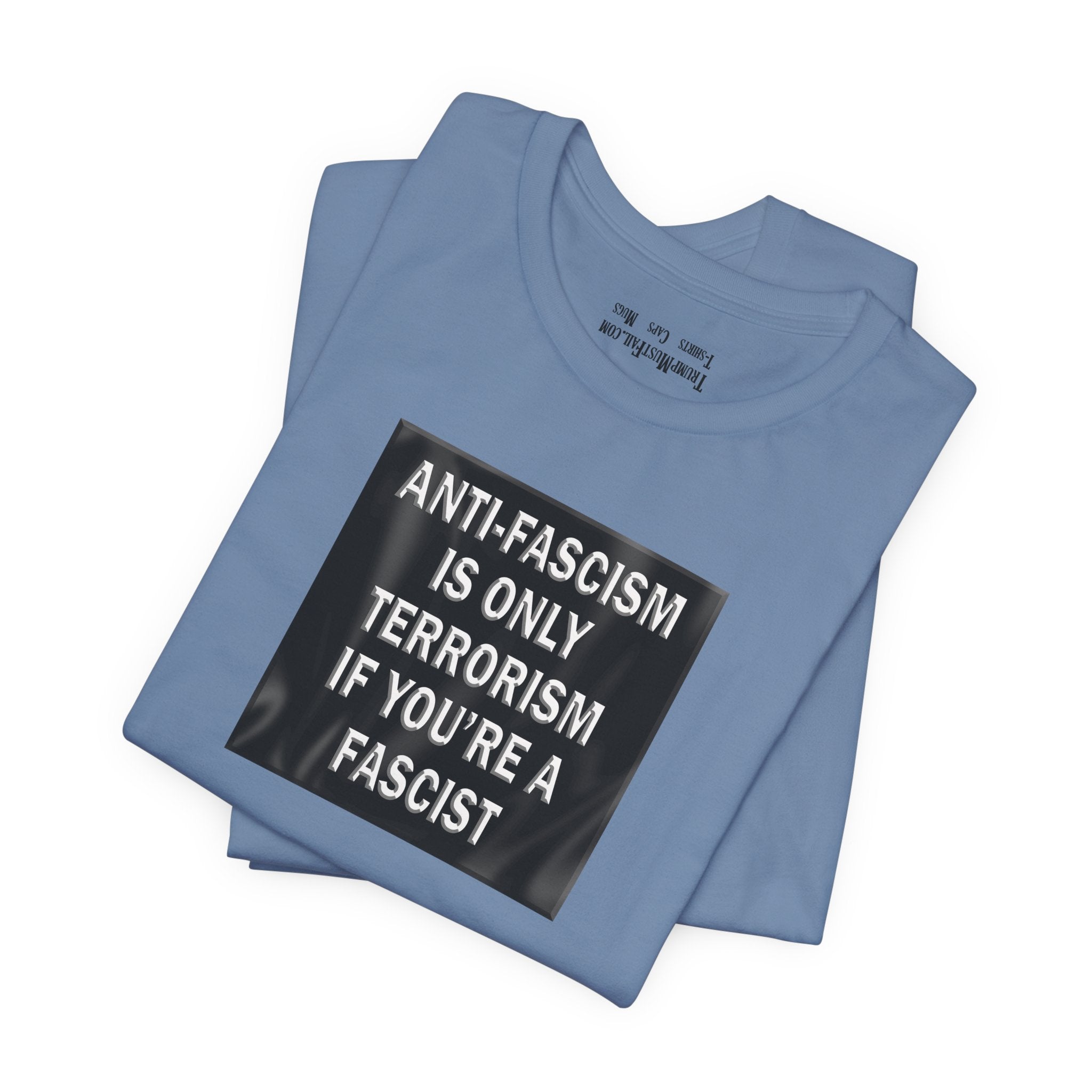 Anti-Fascism T-shirts/steel blue