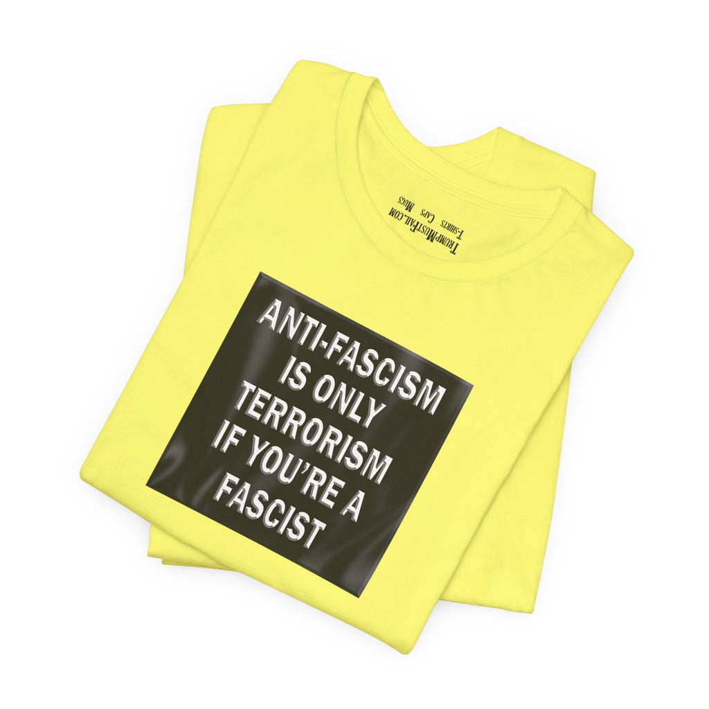 Anti-Fascism T-shirts/yellow