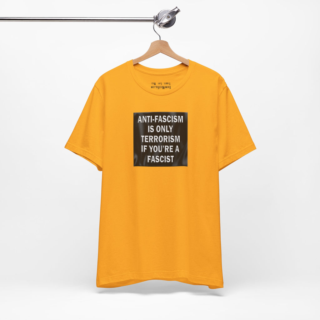 Anti-Fascism T-shirts/gold