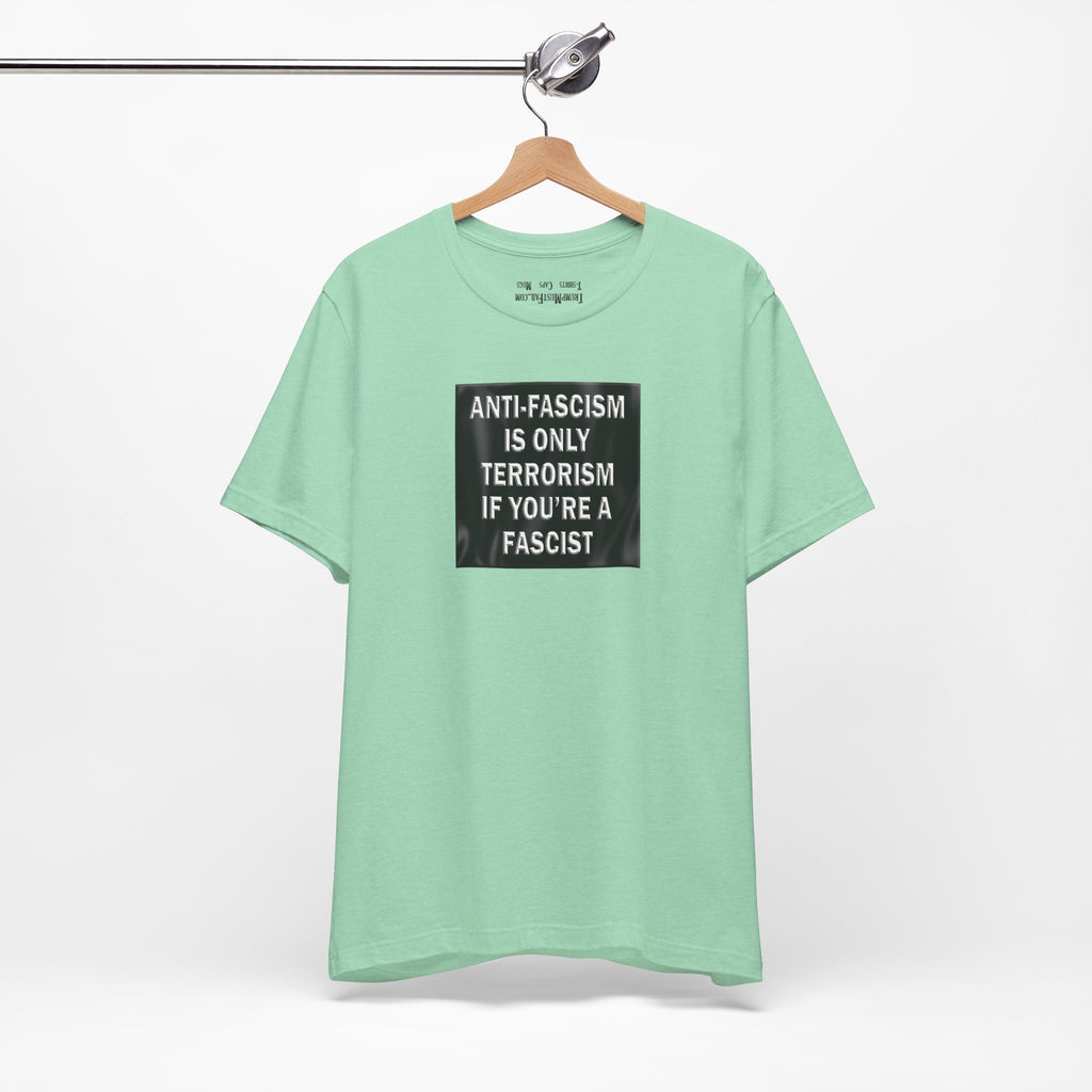 Anti-Fascism T-shirts/heather mint