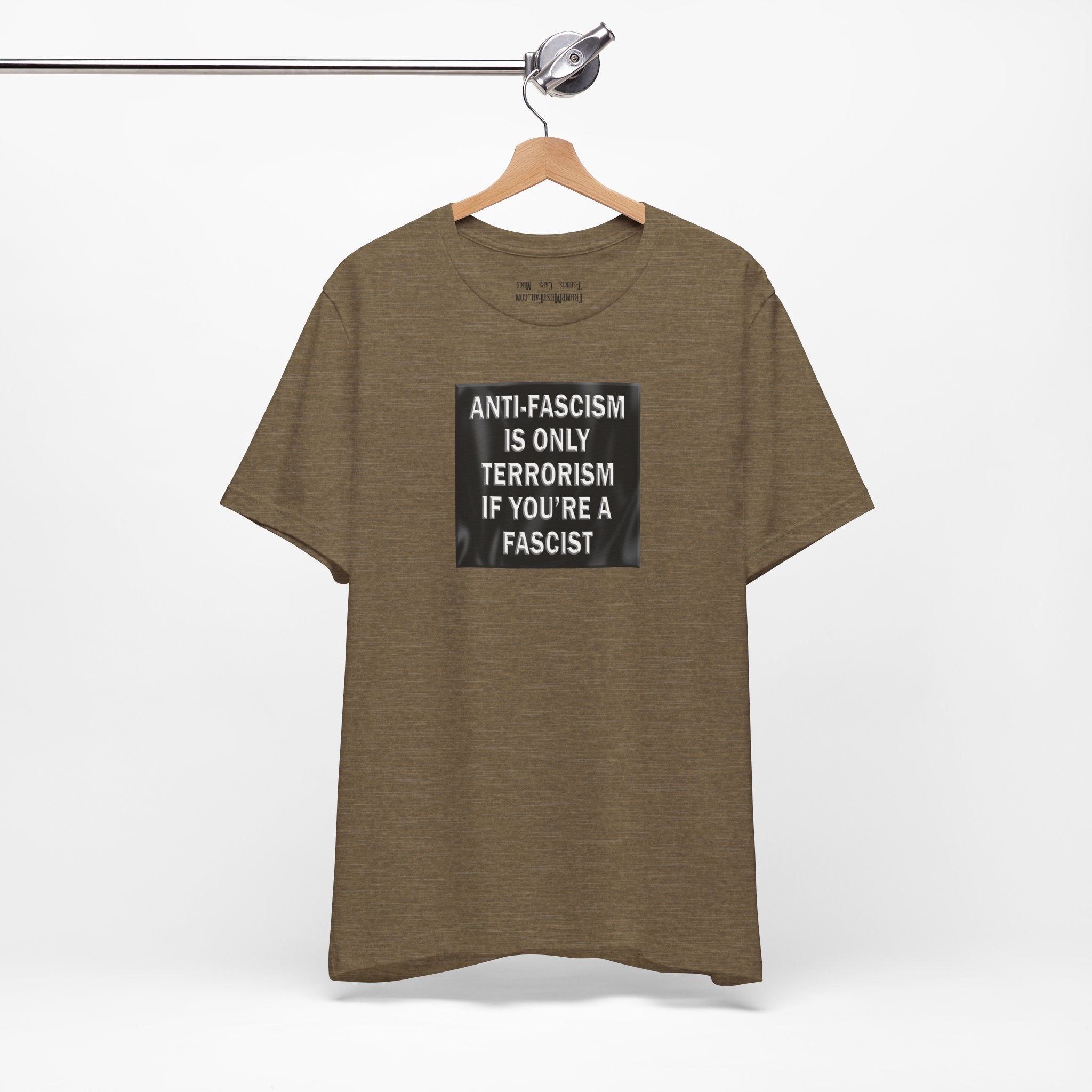 Anti-Fascism T-shirts/heather_olive