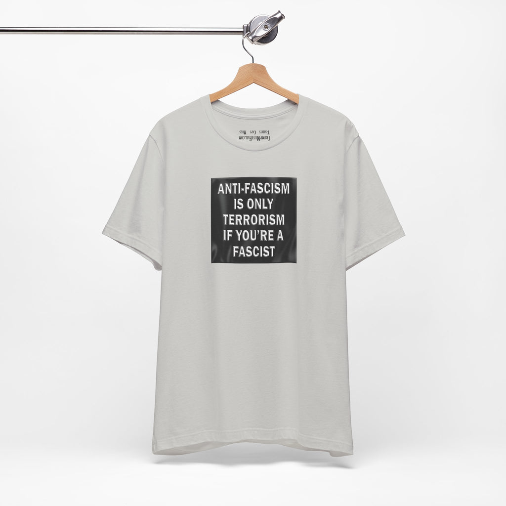 Anti-Fascism T-shirts/silver