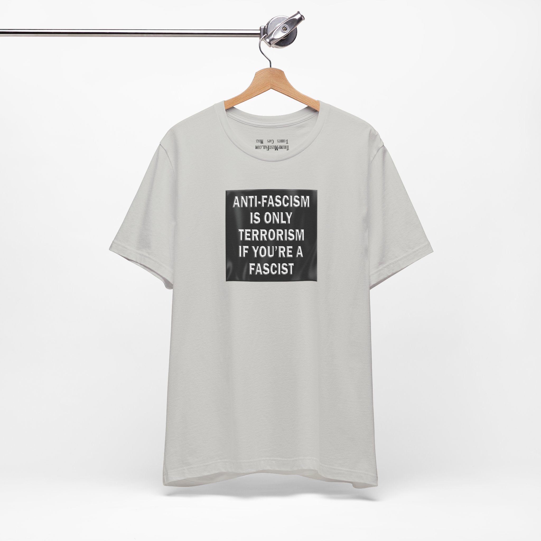 Anti-Fascism T-shirts/silver