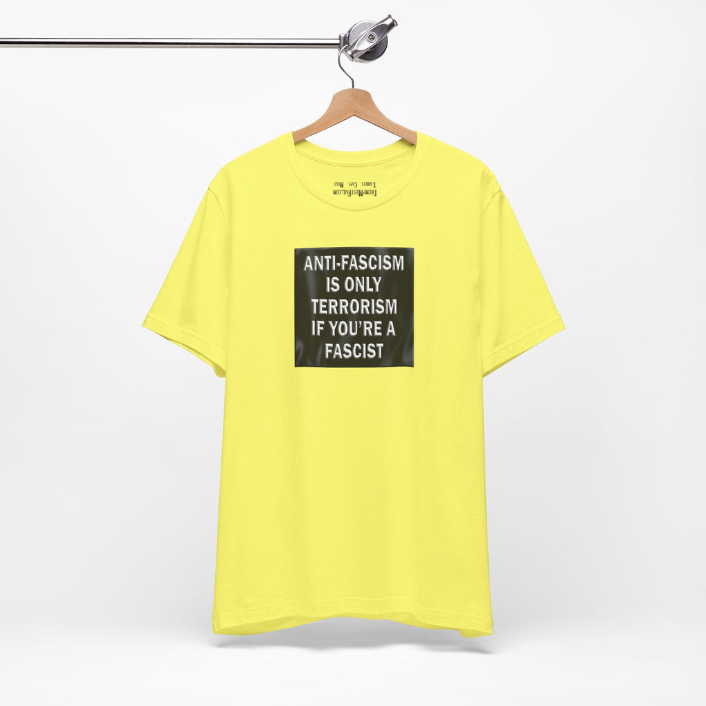 Anti-Fascism T-shirts/yellow