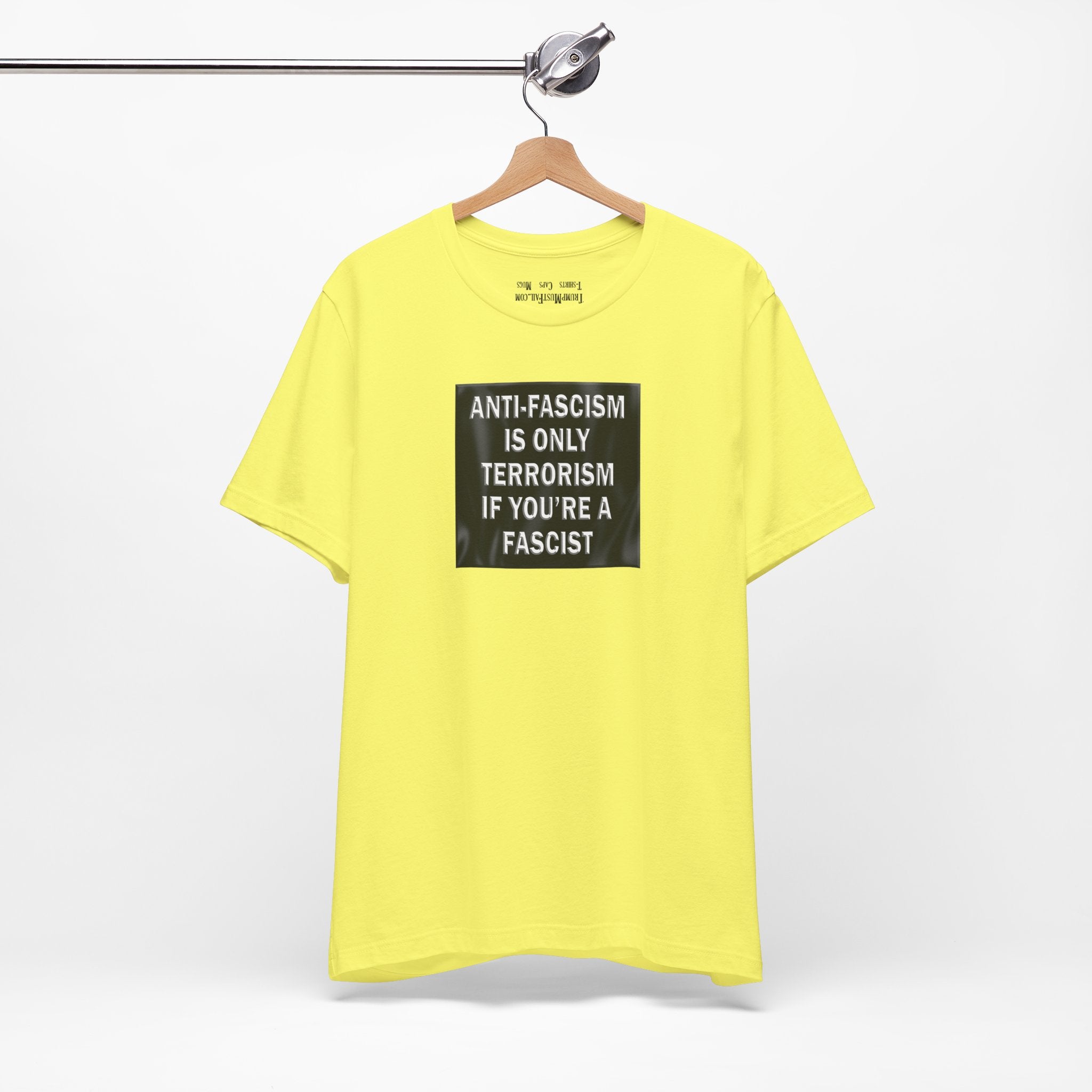 Anti-Fascism T-shirts/yellow