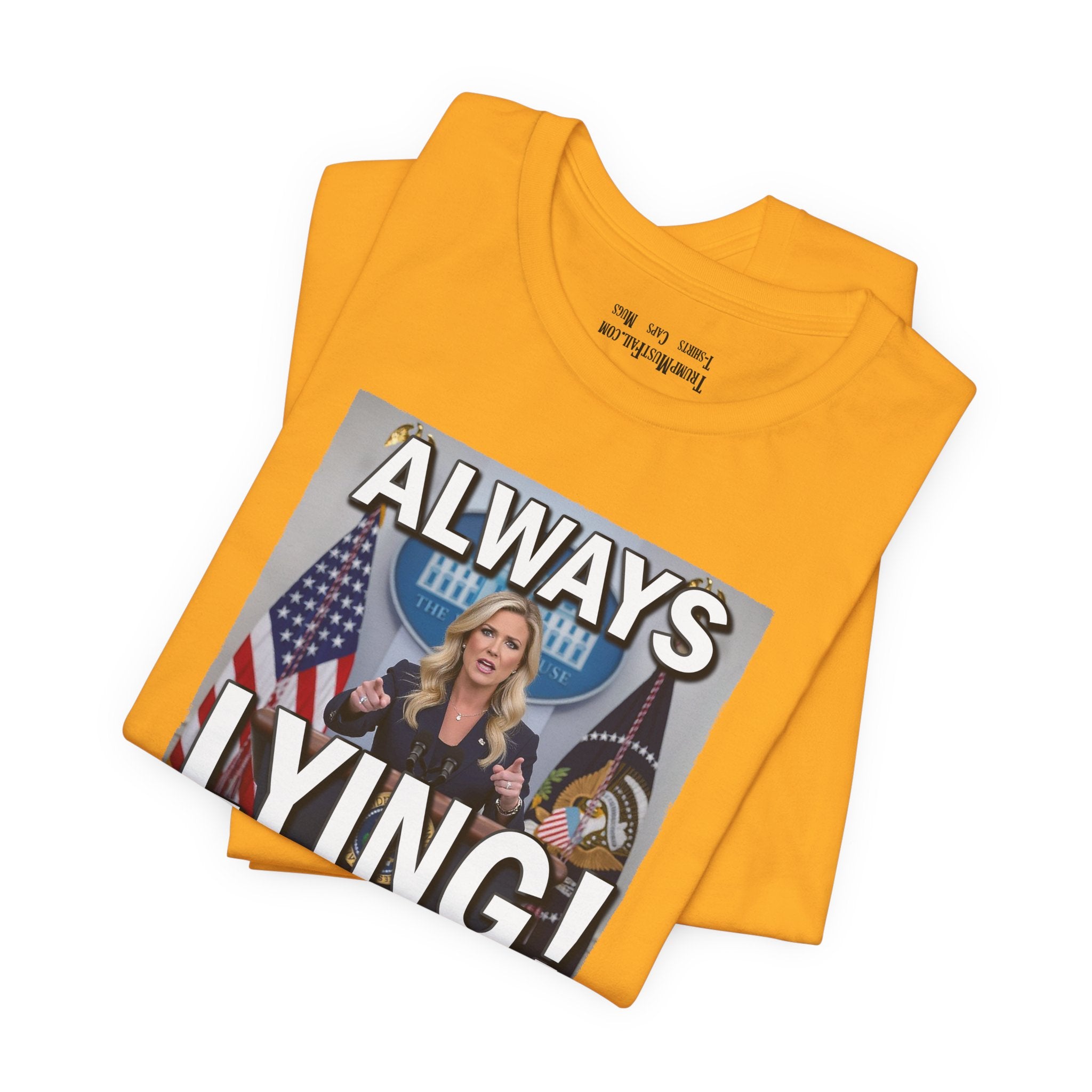 Always Lying T-shirt/gold