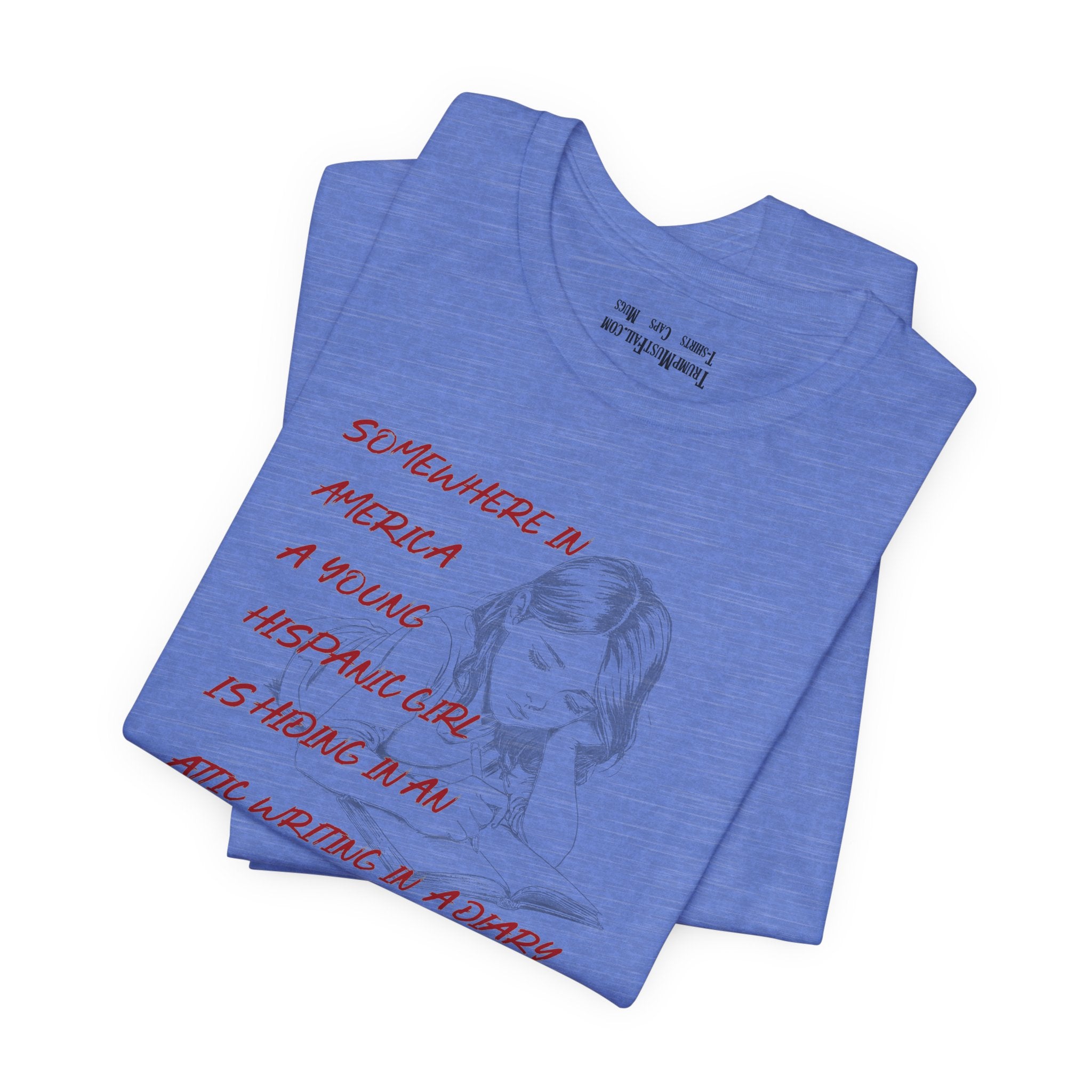 ATTIC_T-shirt/heather_columbia_blue