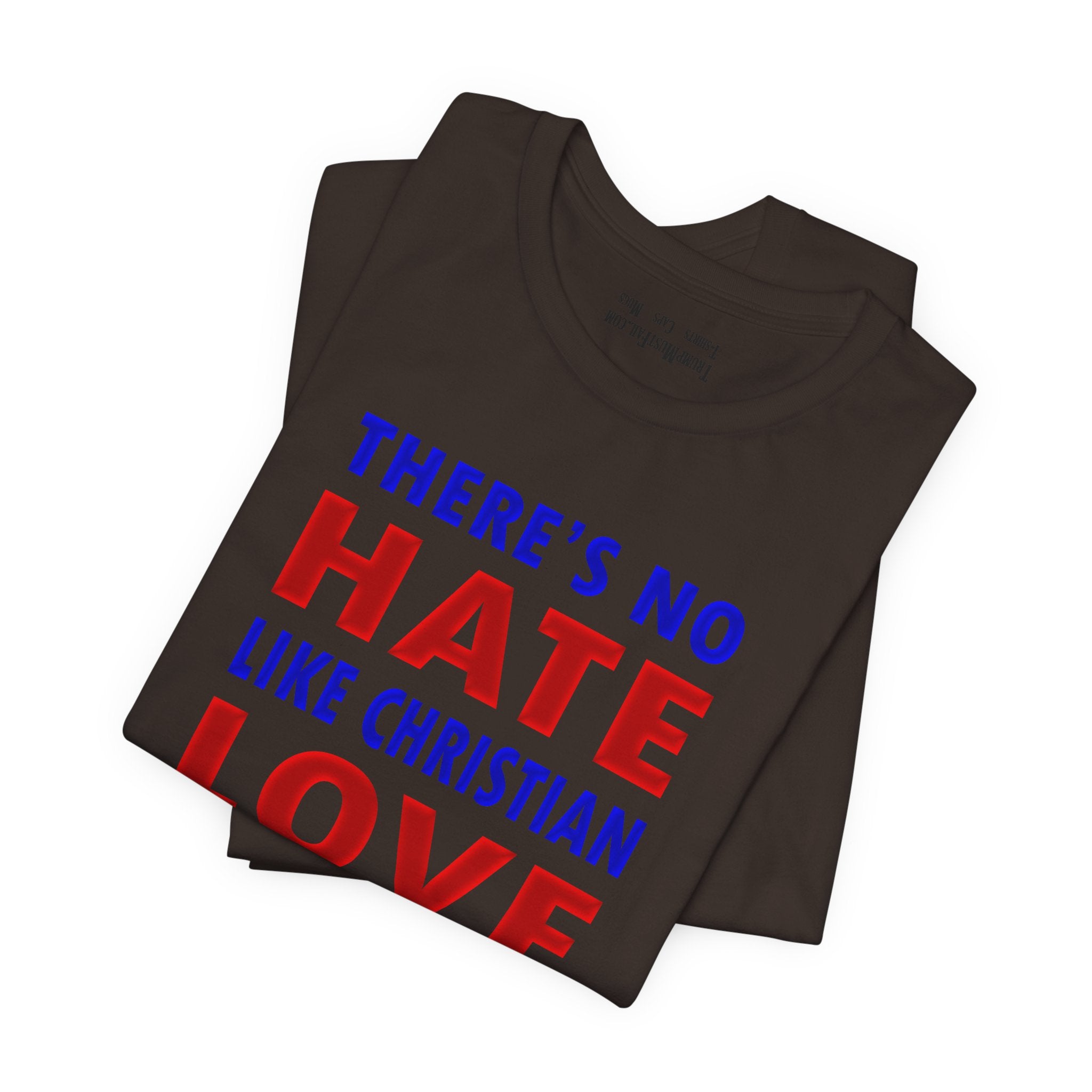 CHRISTIAN LOVE T-shirt/deep heather 