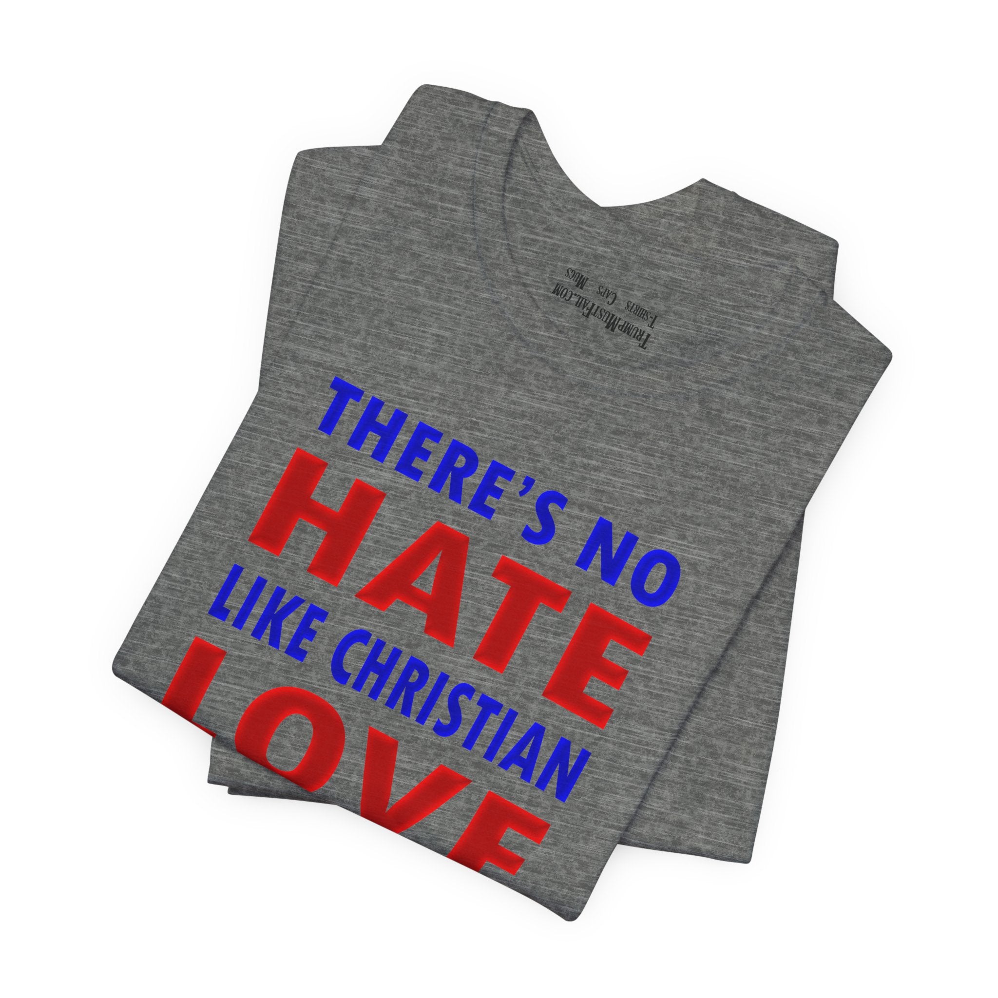 CHRISTIAN LOVE T-shirt/deep heather 