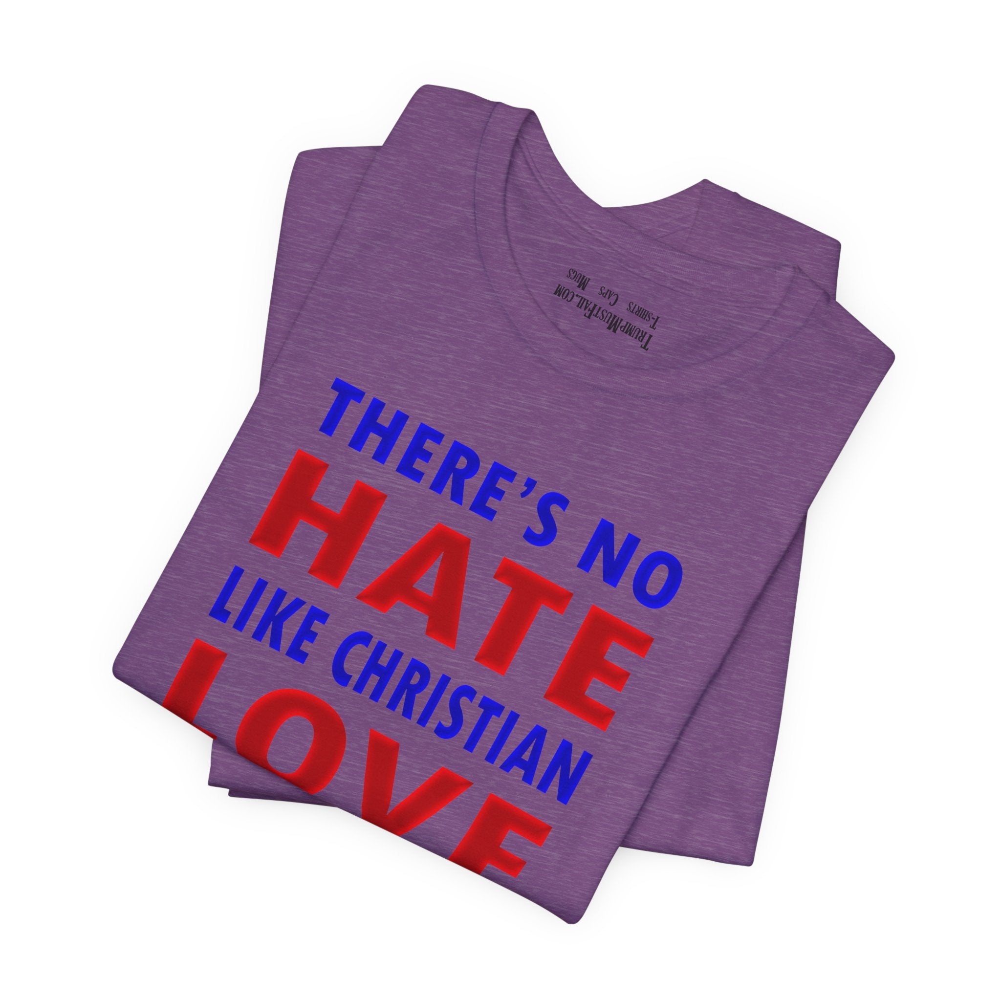 CHRISTIAN LOVE T-shirt/heather team purple
