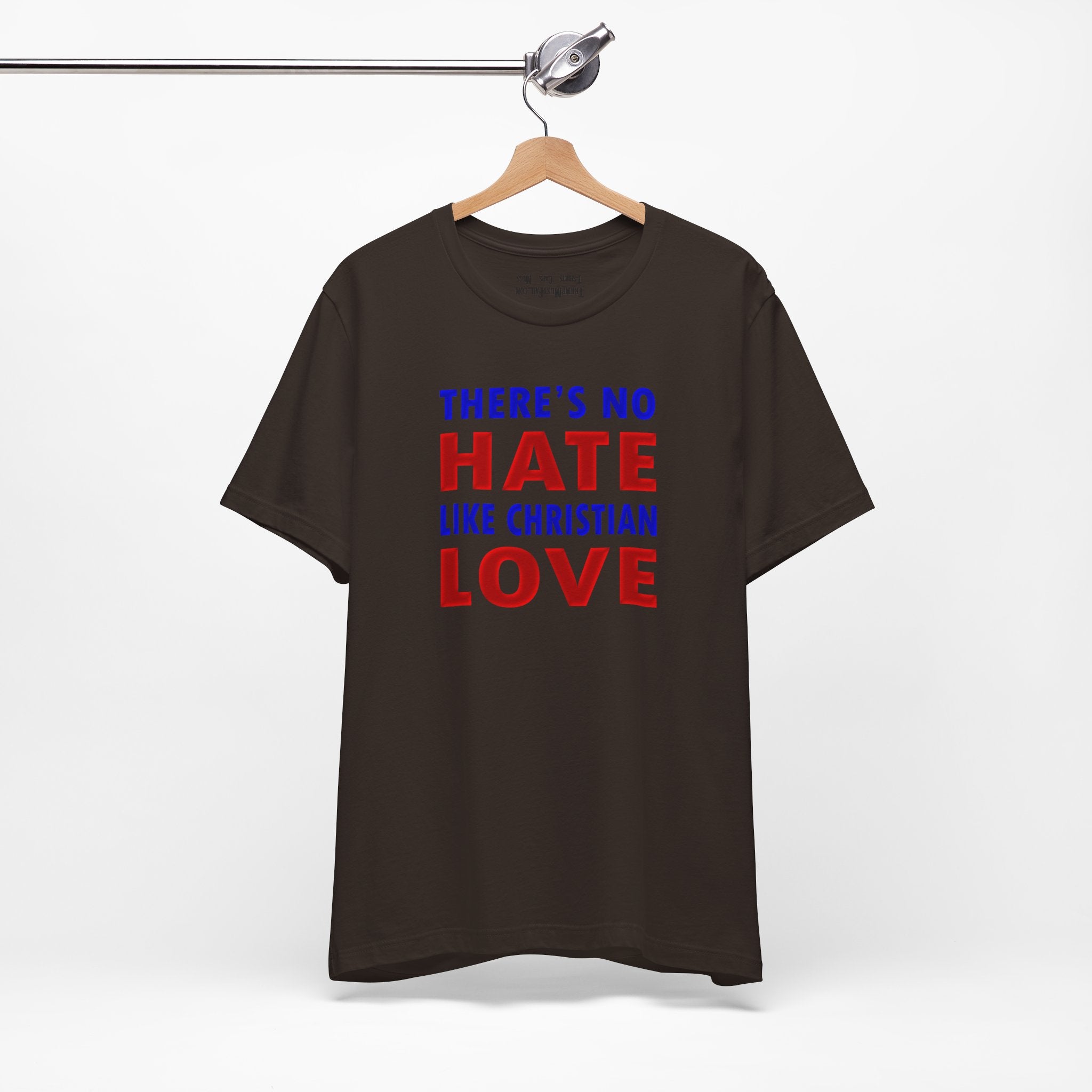 CHRISTIAN LOVE T-shirt/deep heather 