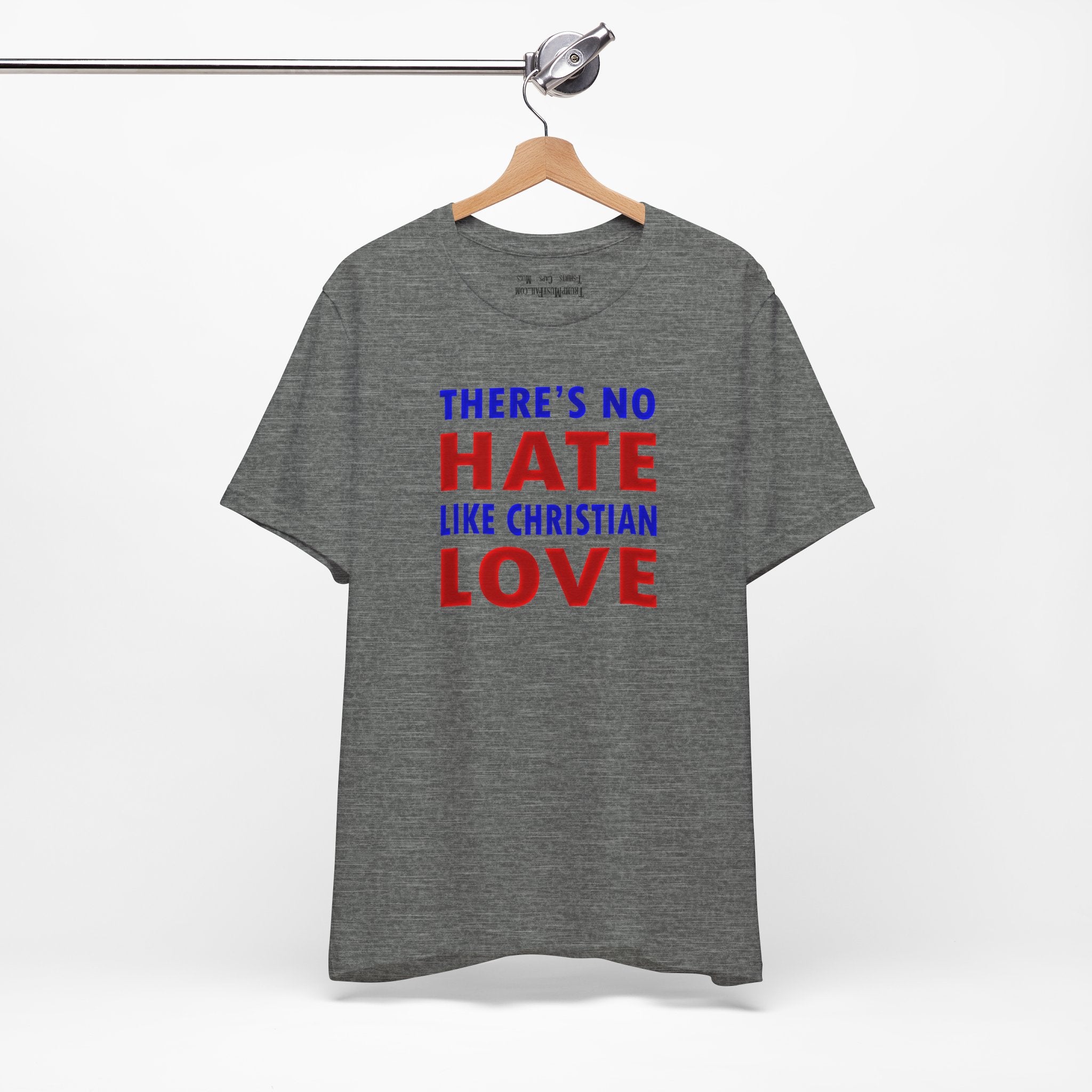 CHRISTIAN LOVE T-shirt/deep heather 