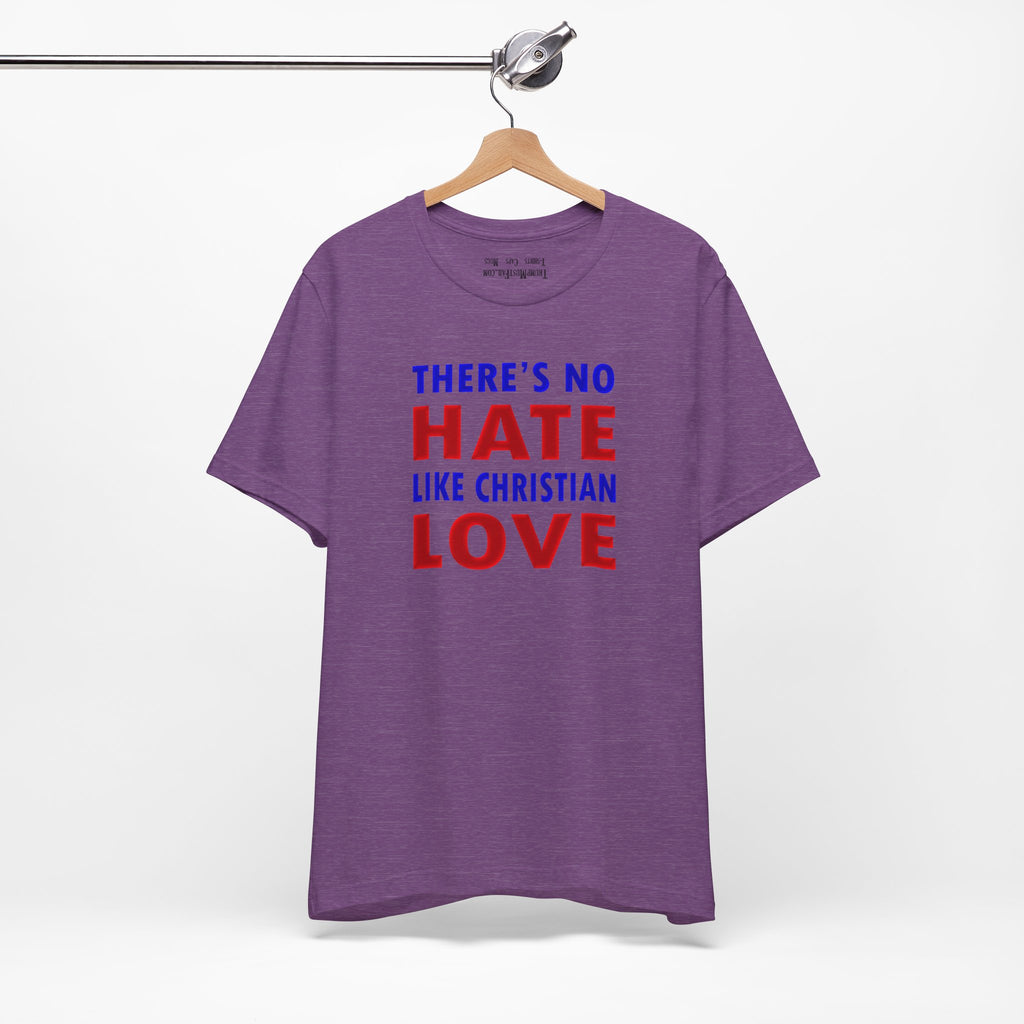 CHRISTIAN LOVE T-shirt/heather team purple