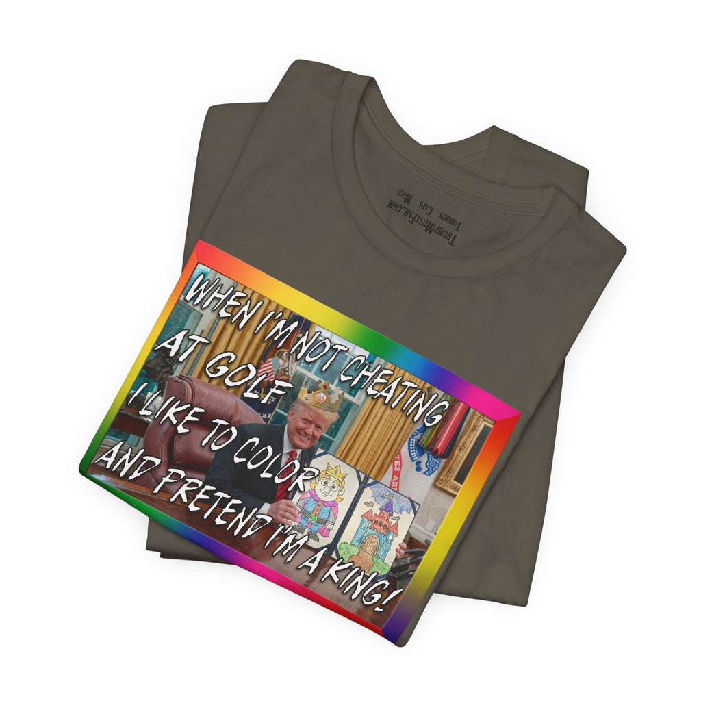 COLORING BOOK KING T-shirt/army