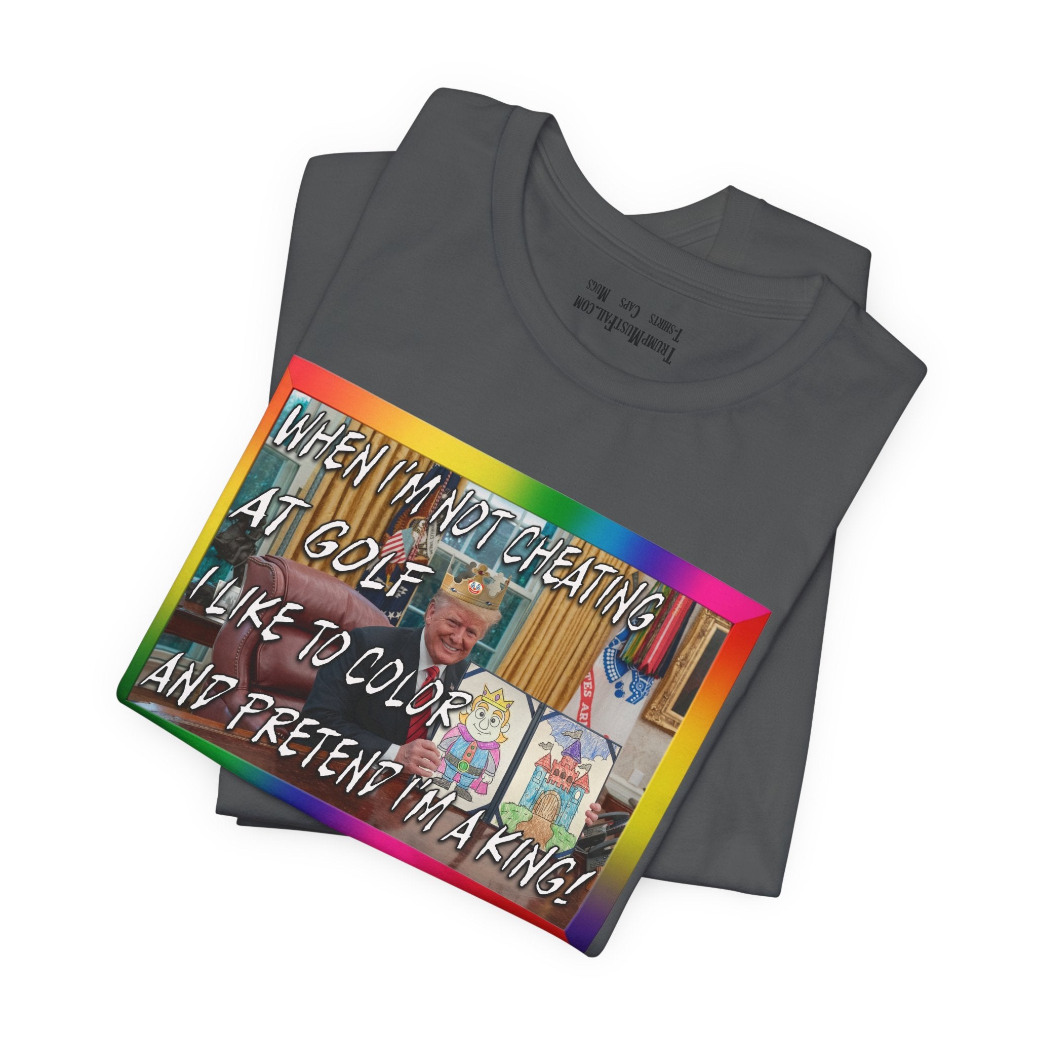 COLORING BOOK KING T-shirt/asphalt