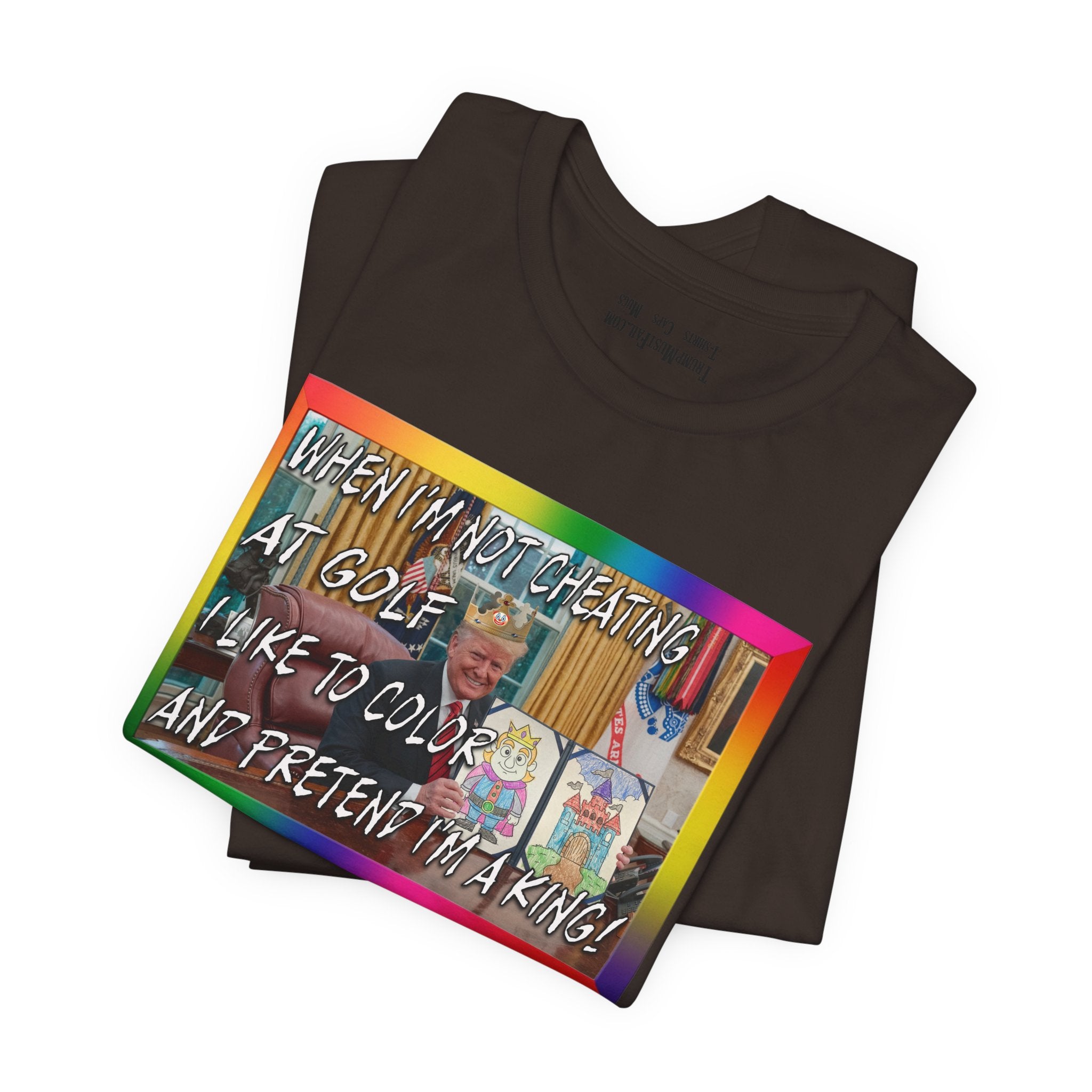 COLORING BOOK KING T-shirt/brown