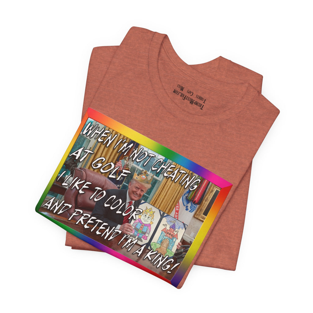 COLORING BOOK KING T-shirt/heather clay