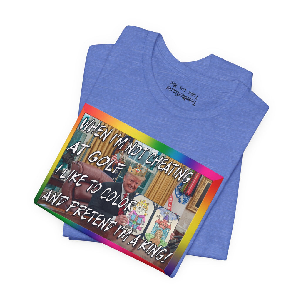 COLORING BOOK KING T-shirt/heather columbia blue