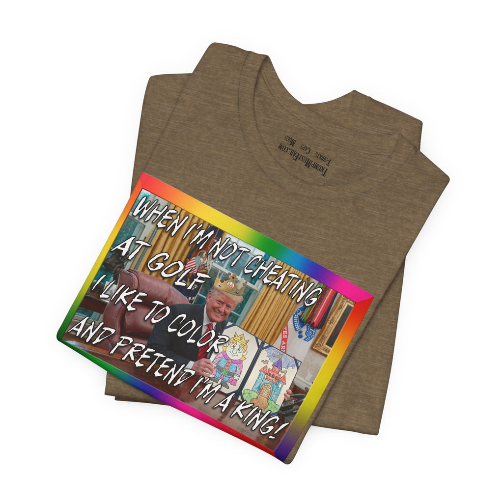 COLORING BOOK KING T-shirt/heather olive