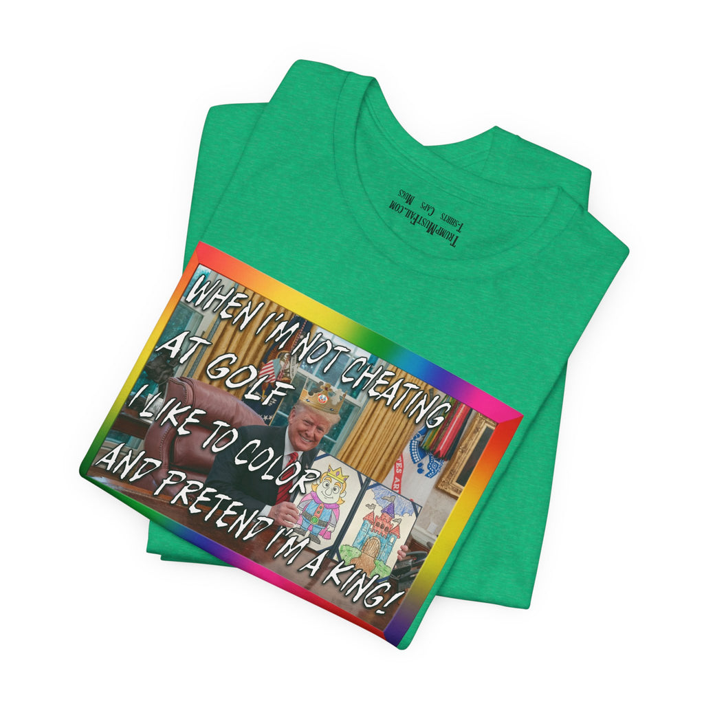 COLORING BOOK KING T-shirt/heather kelly