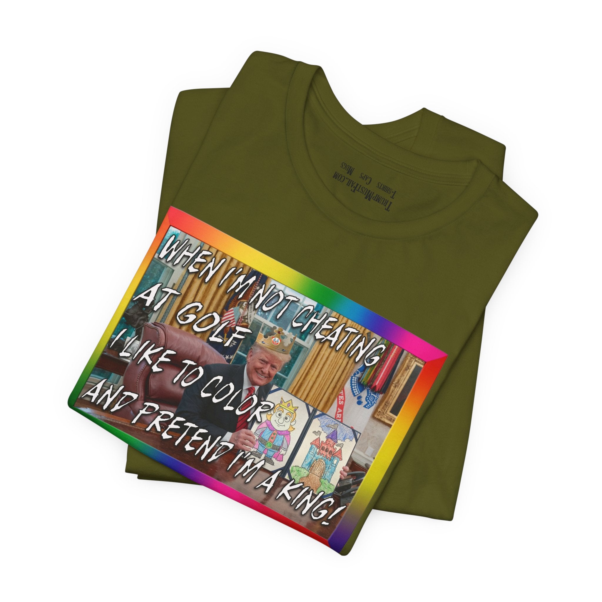 COLORING BOOK KING T-shirt/olive