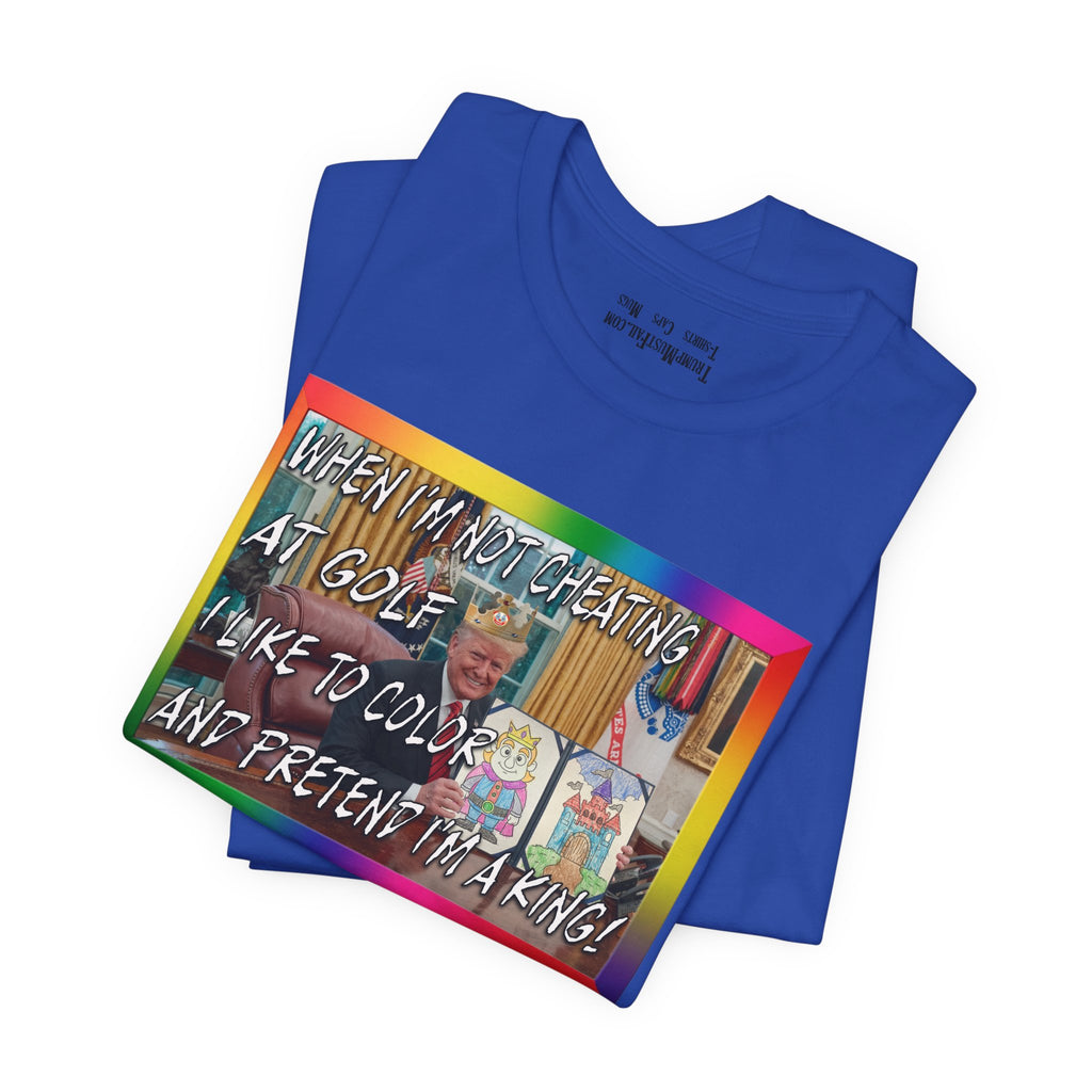 COLORING BOOK KING T-shirt/true royal