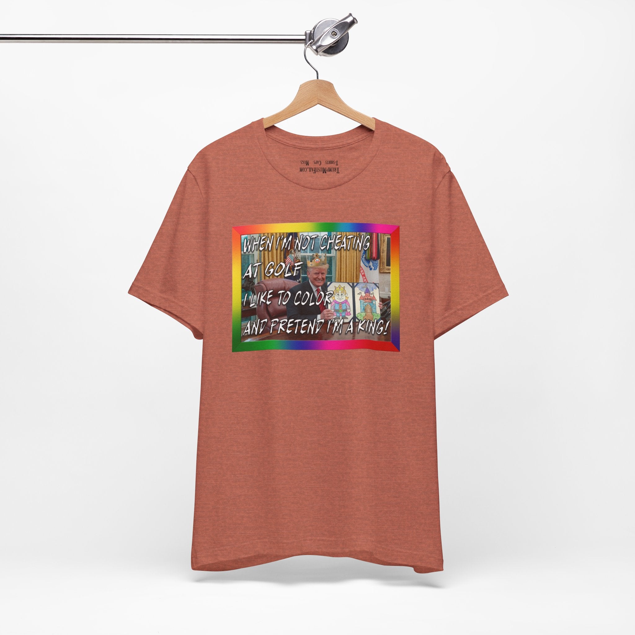 COLORING BOOK KING T-shirt/heather clay